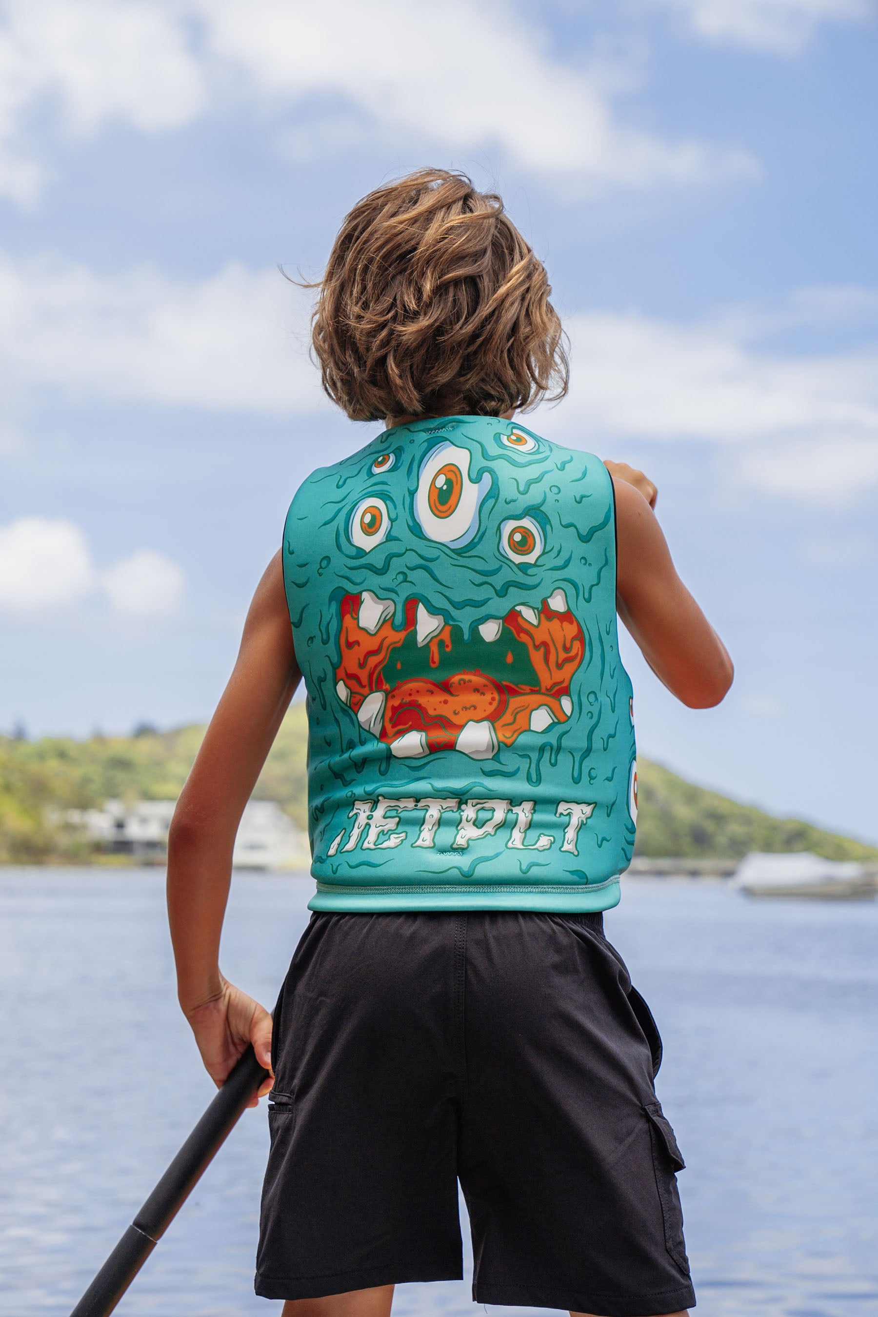 Jetpilot Cause Kids Life Jacket - Monster Green