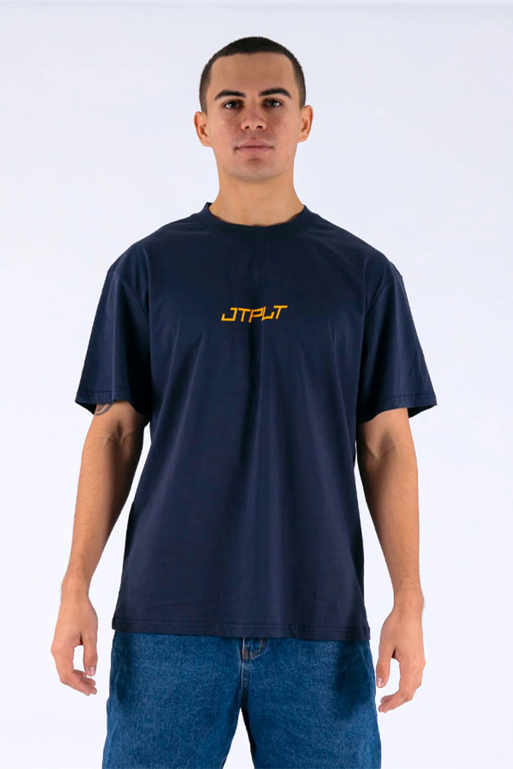 Jetpilot Vault Staple Tee - Dark Blue — image 2