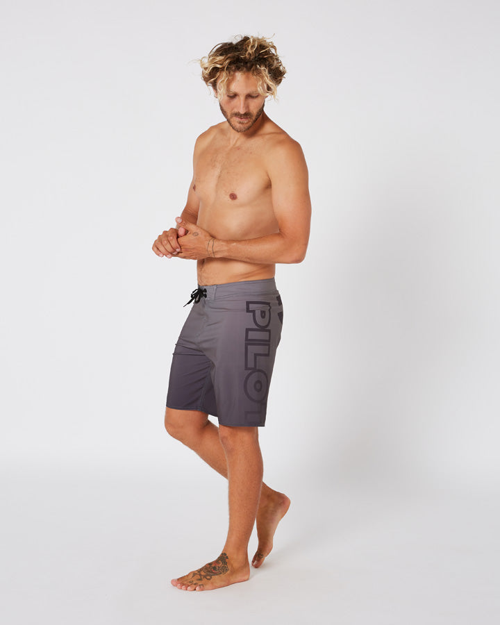 Jetpilot Divided Mens Boardshorts - Charcoal Lifestyle 1