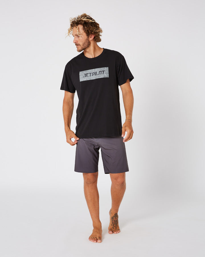 Jetpilot Divided Mens Boardshorts - Charcoal Lifestyle 5