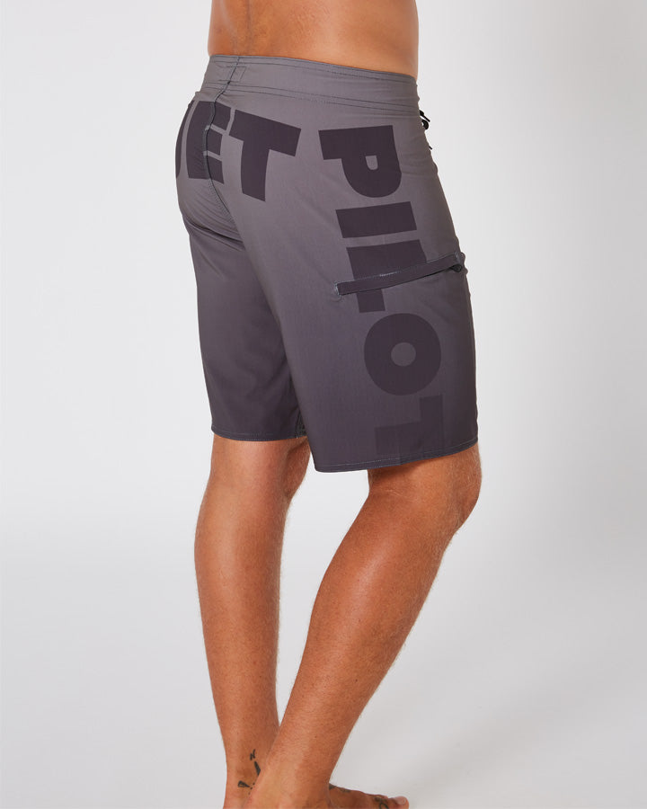 Jetpilot Divided Mens Boardshorts - Charcoal Lifestyle 6