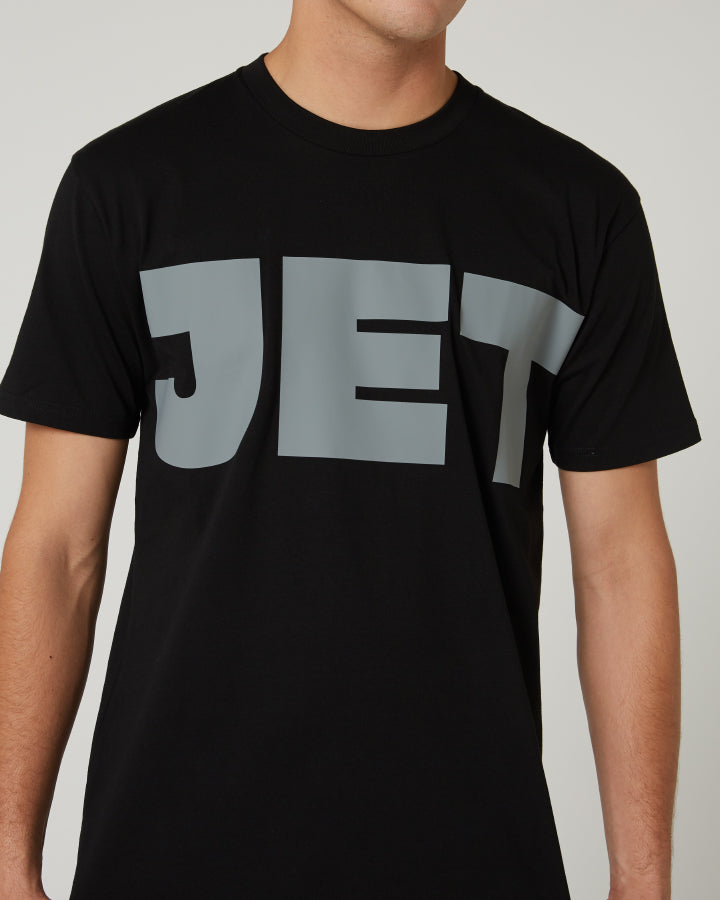 Jetpilot Divided Mens S/S Tee - Black Lifestyle5