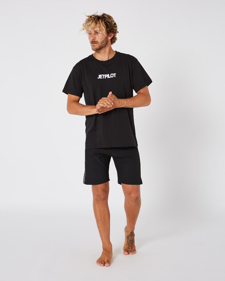 Jetpilot Freeride Mens Boardshorts - Black Lifestyle 2