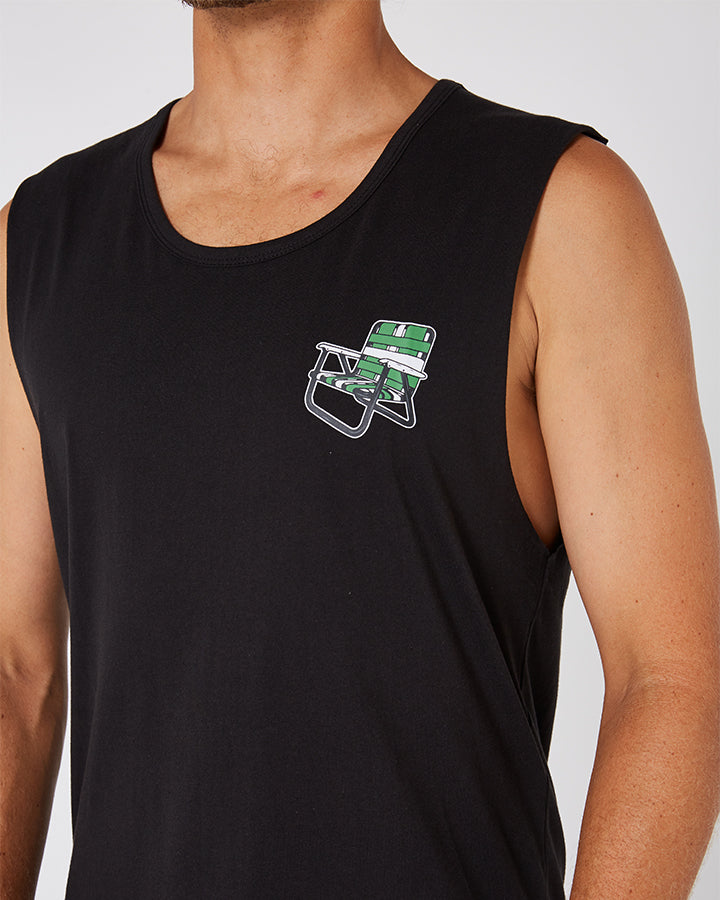 Jetpilot Get Lost Mens Muscle Tee - Lifestyle 6