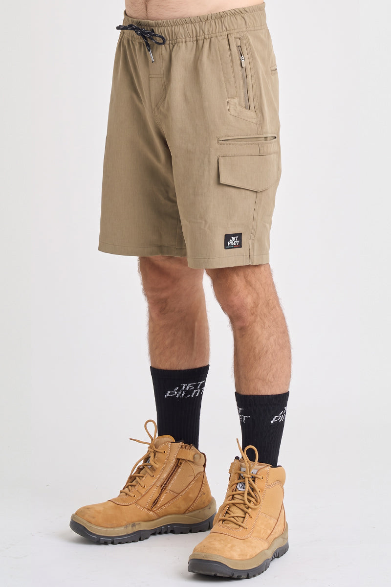 Jet-Lite Hybrid Utility Short 20 Inch - Khaki