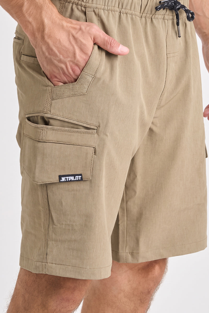 Jet-Lite Hybrid Utility Short 20 Inch - Khaki