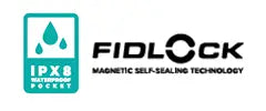 IPX8 Waterproof Fidlock Logo