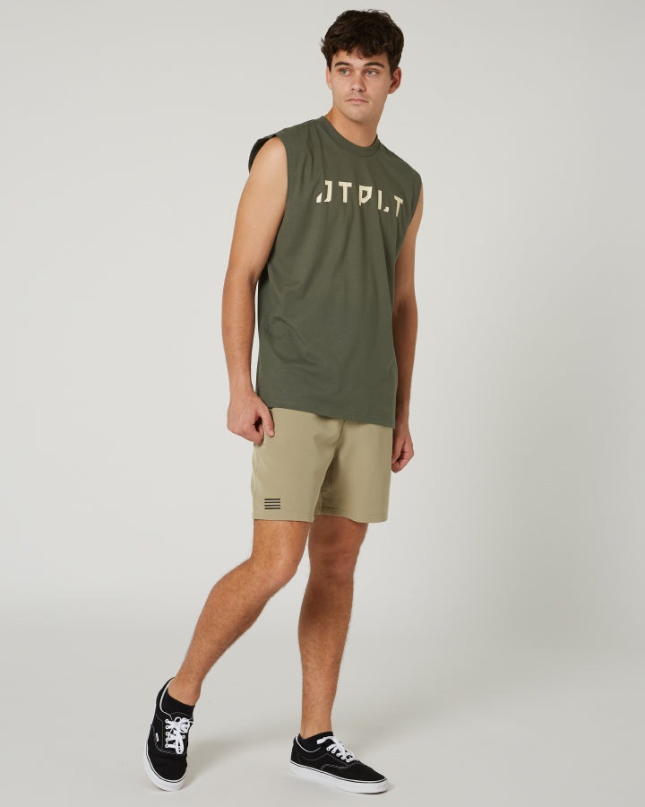 Jetpilot Icon Mens Muscle Tee - Sage Lifestyle 6