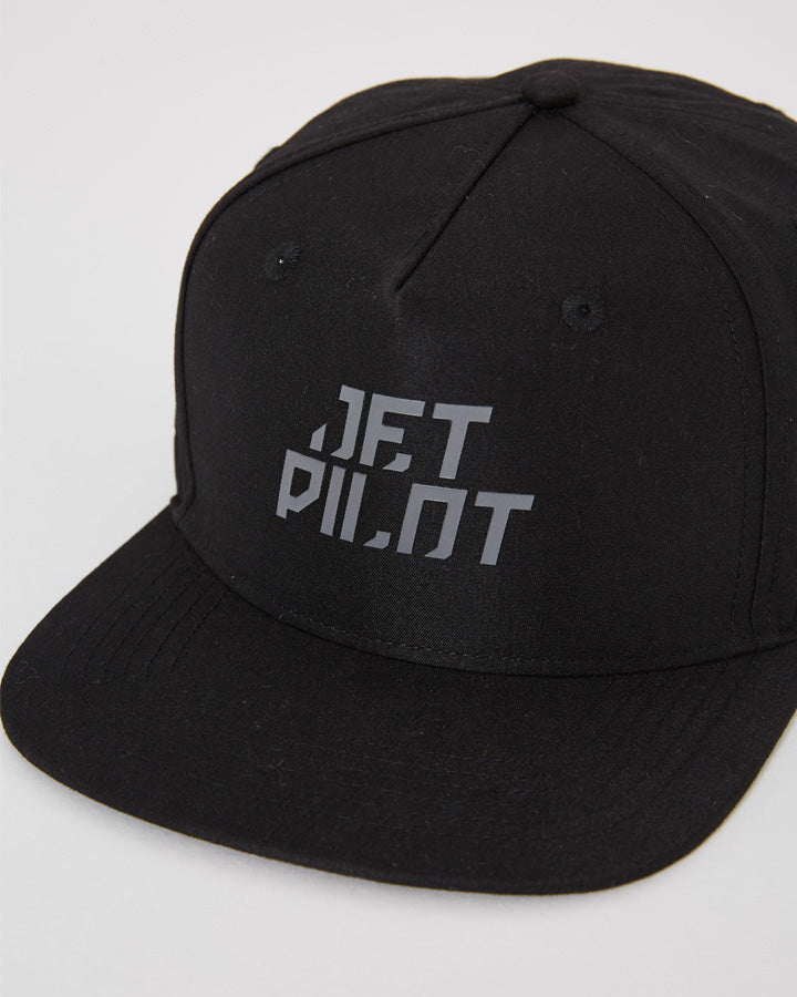 Jetpilot Impact Mens Snapback Cap - Black