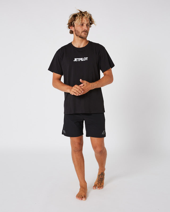 Jetpilot Impact Mens Trainer Short - Black Lifestyle 7