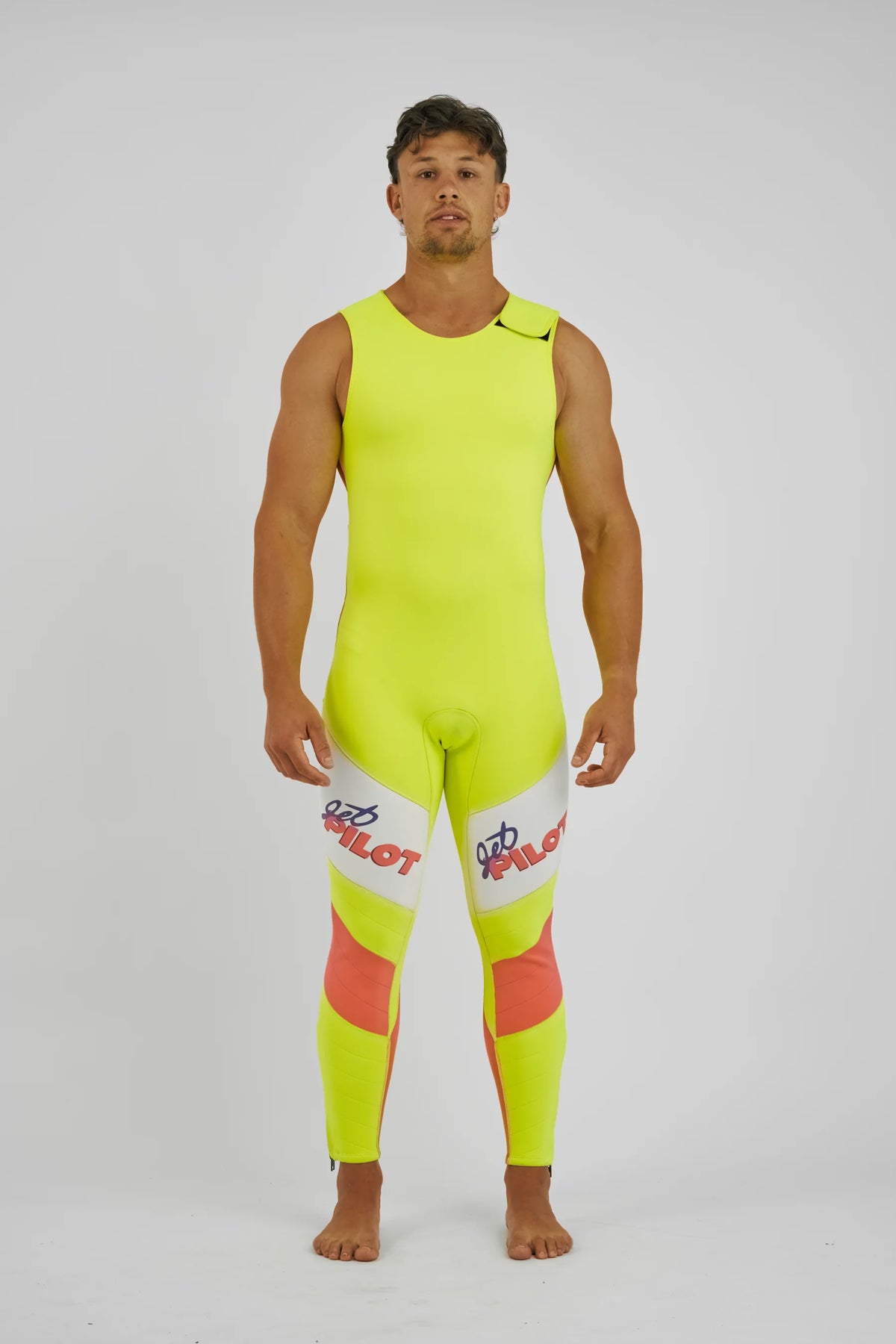 Jetpilot Retro Long John Wetsuit - Retro Yellow