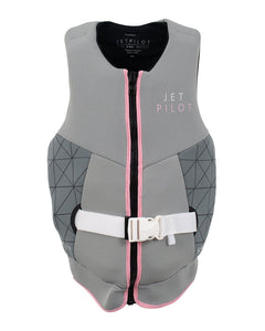 Jetpilot Cause F/E Ladies Neo Life Jacket - L50S Grey/pink