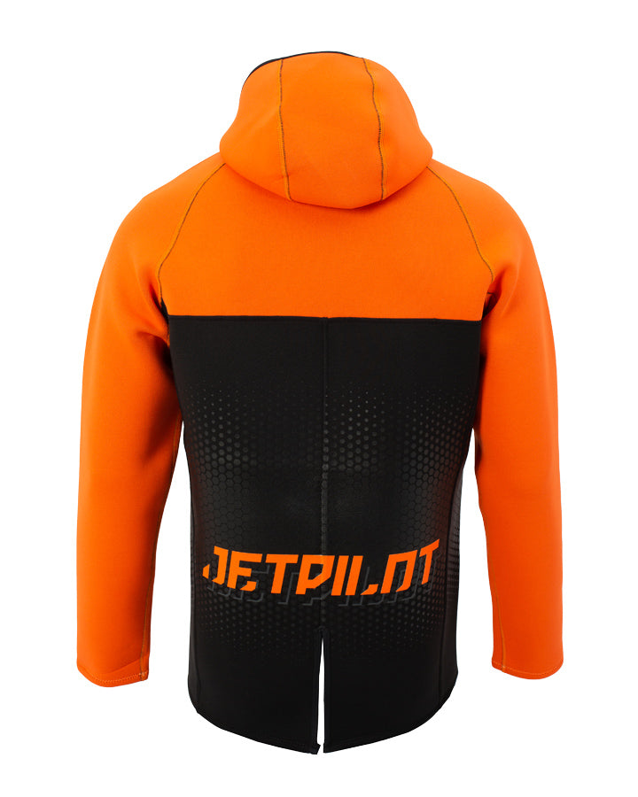 Jetpilot Flight Mens Hooded Tour Coat Orange 2