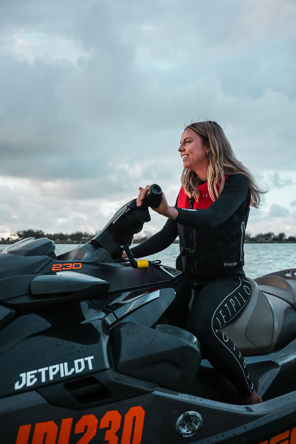 Cause Ladies' Neo Life Jacket — Red Black | Jetpilot