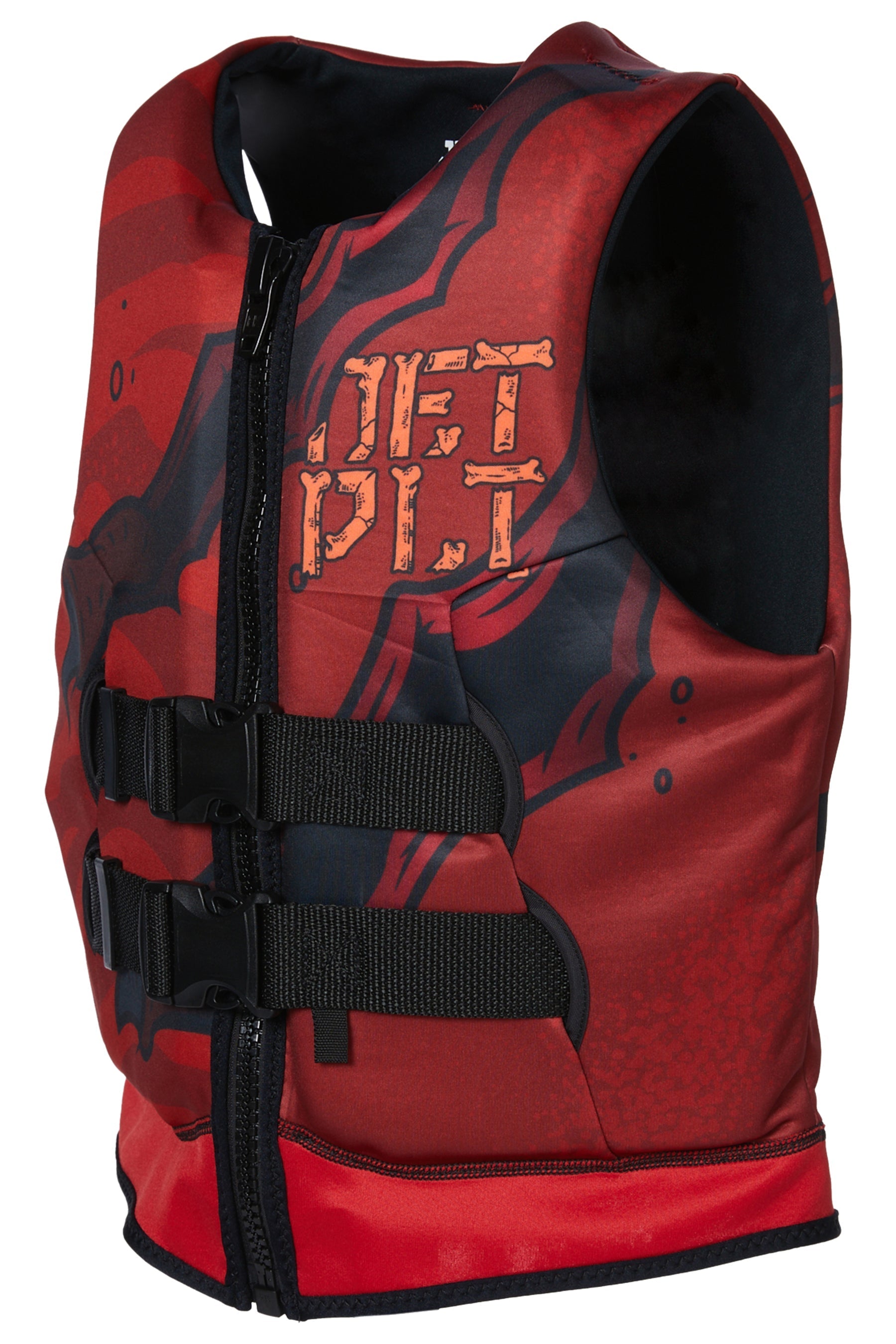 Jetpilot Boys Rex Youth Cause Neo Life Jacket Red 3