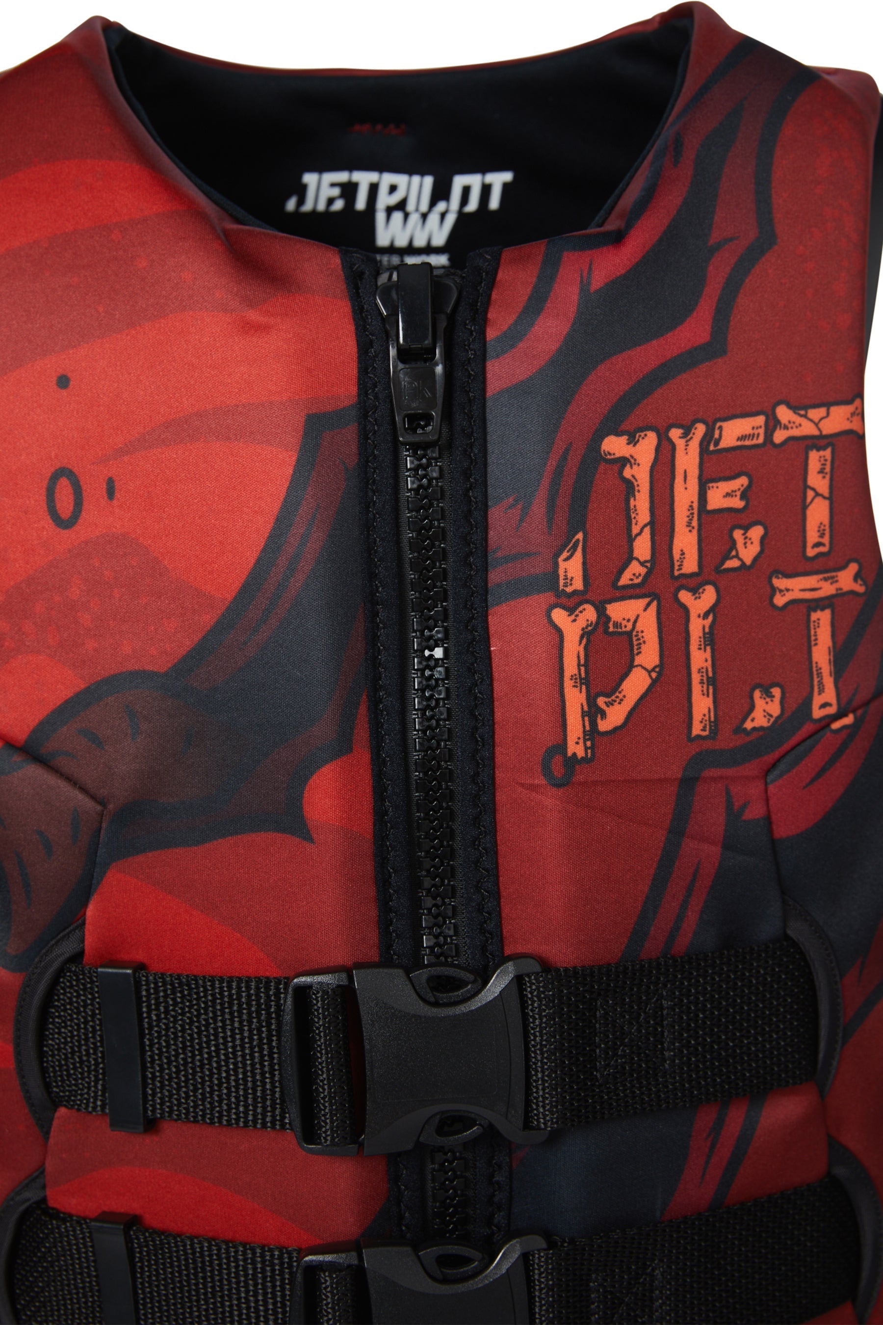 Jetpilot Boys Rex Youth Cause Neo Life Jacket Red 4