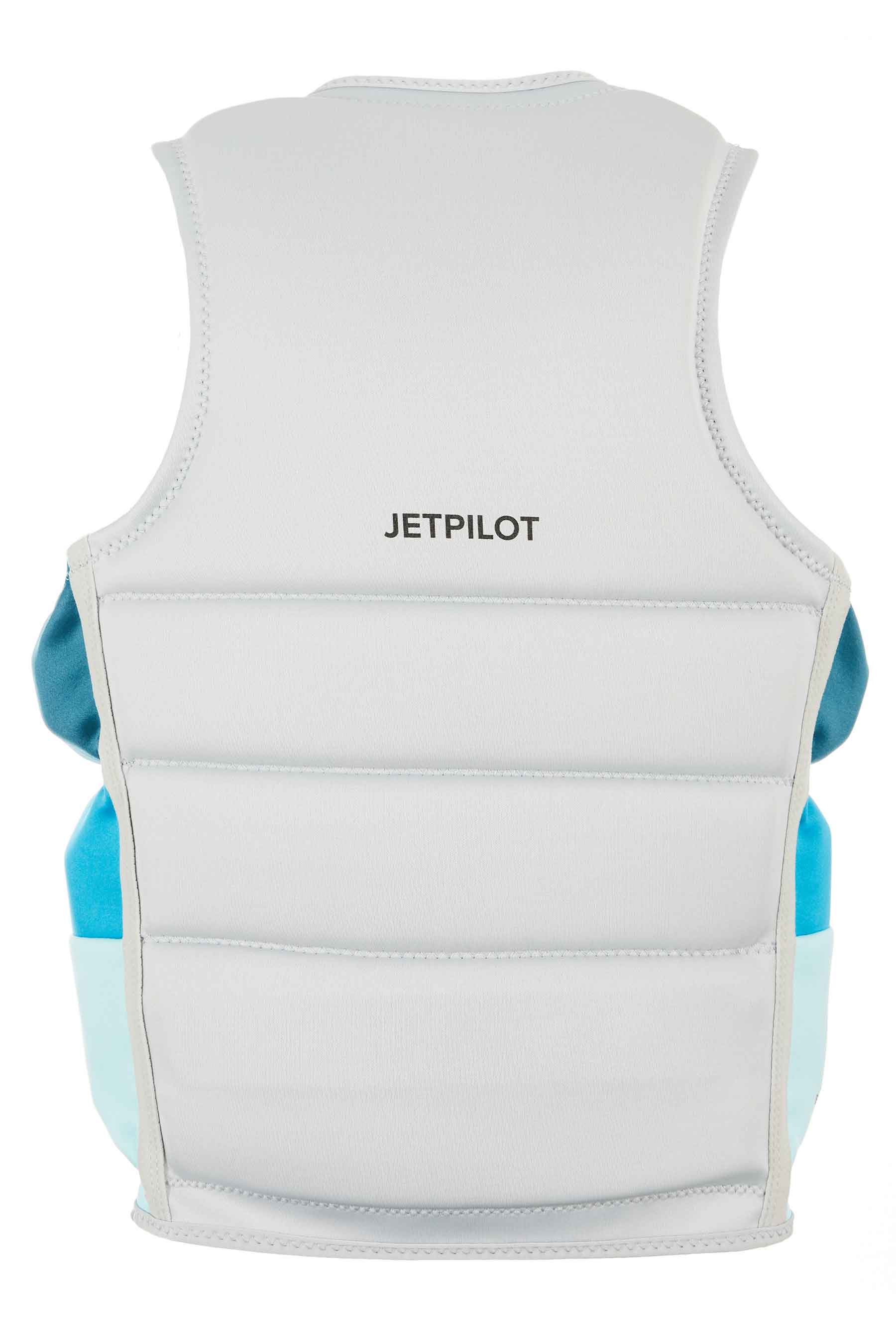 Jetpilot X1 Boys Youth Neo Vest - Grey Back