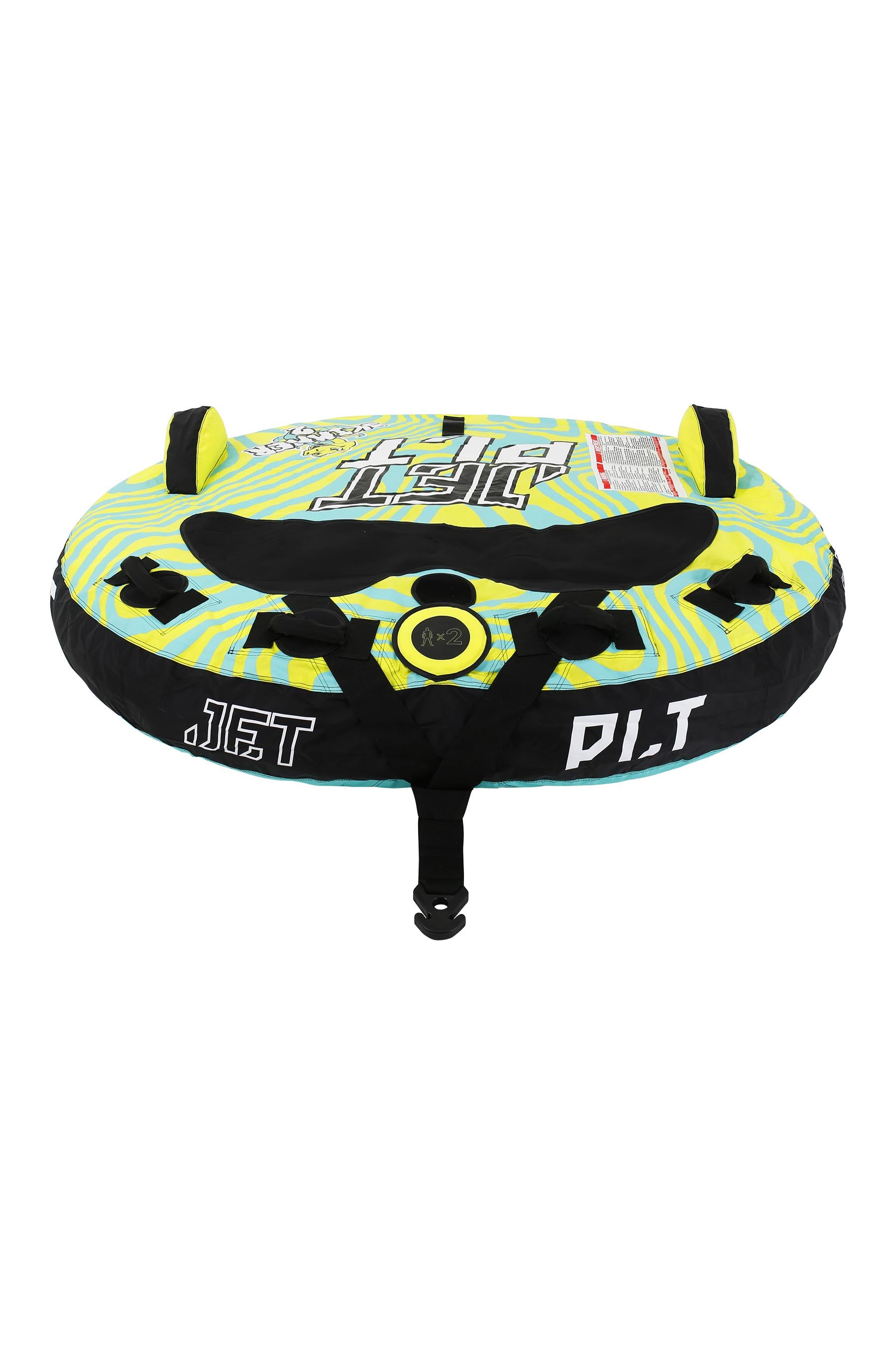 Jetpilot Skimmer 2 Person Towable Tube - Green/Teal 2