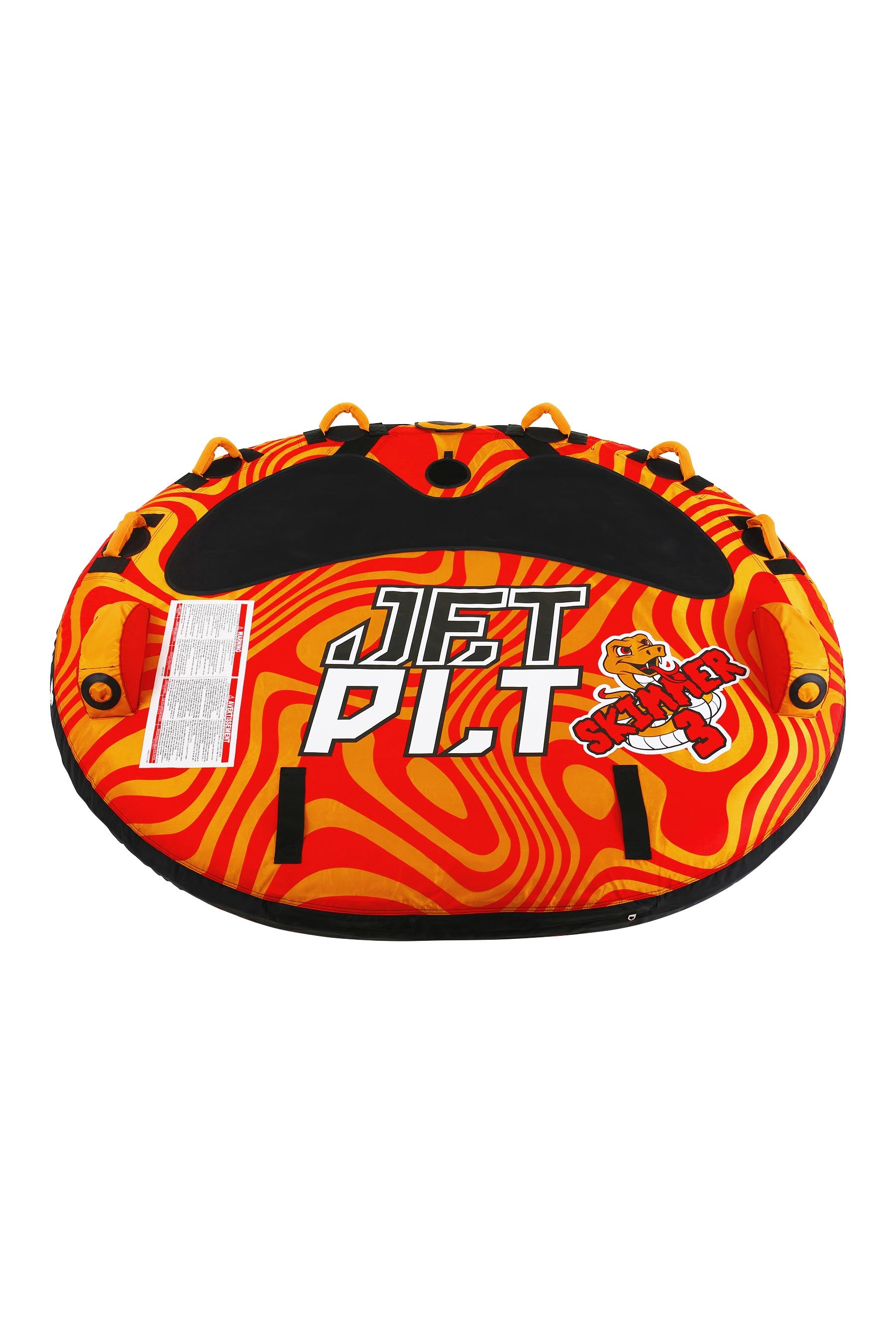 Jetpilot Skimmer 3 Person Towable Tube - Red/Orange 2