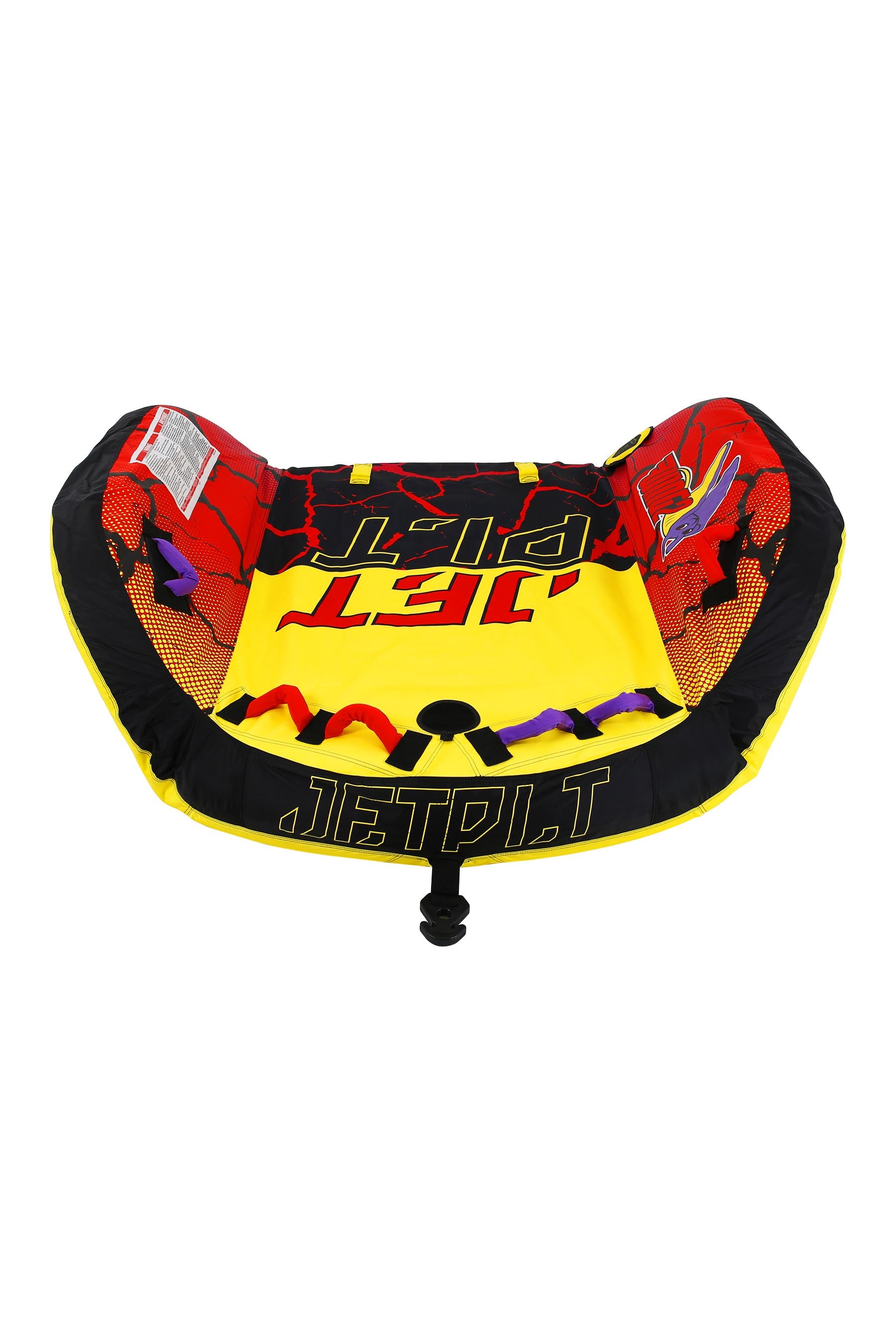 Jetpilot Wing 2 Person Towable Tube - Yellow/Red 4