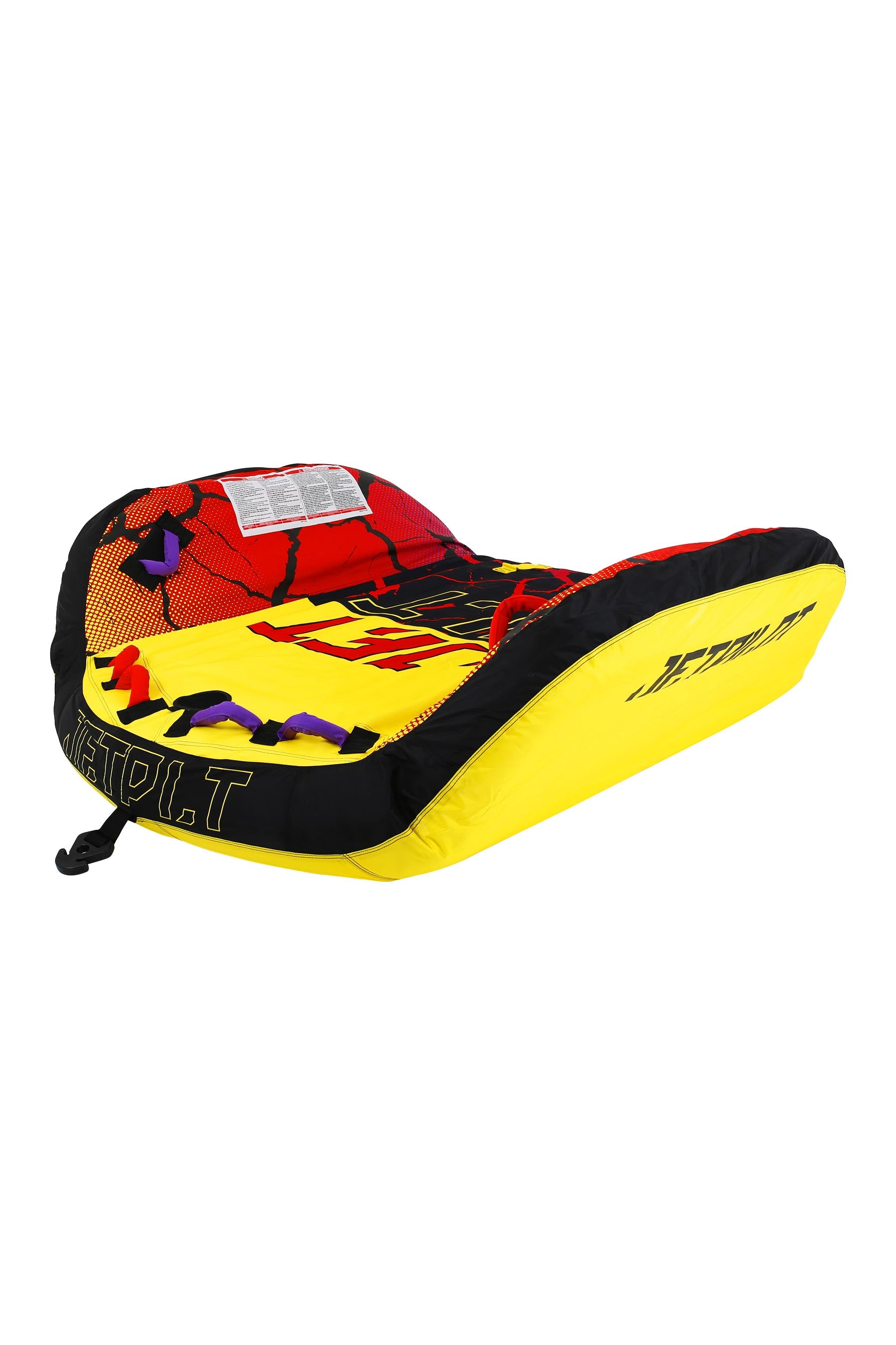 Jetpilot Wing 2 Person Towable Tube - Yellow/Red 3