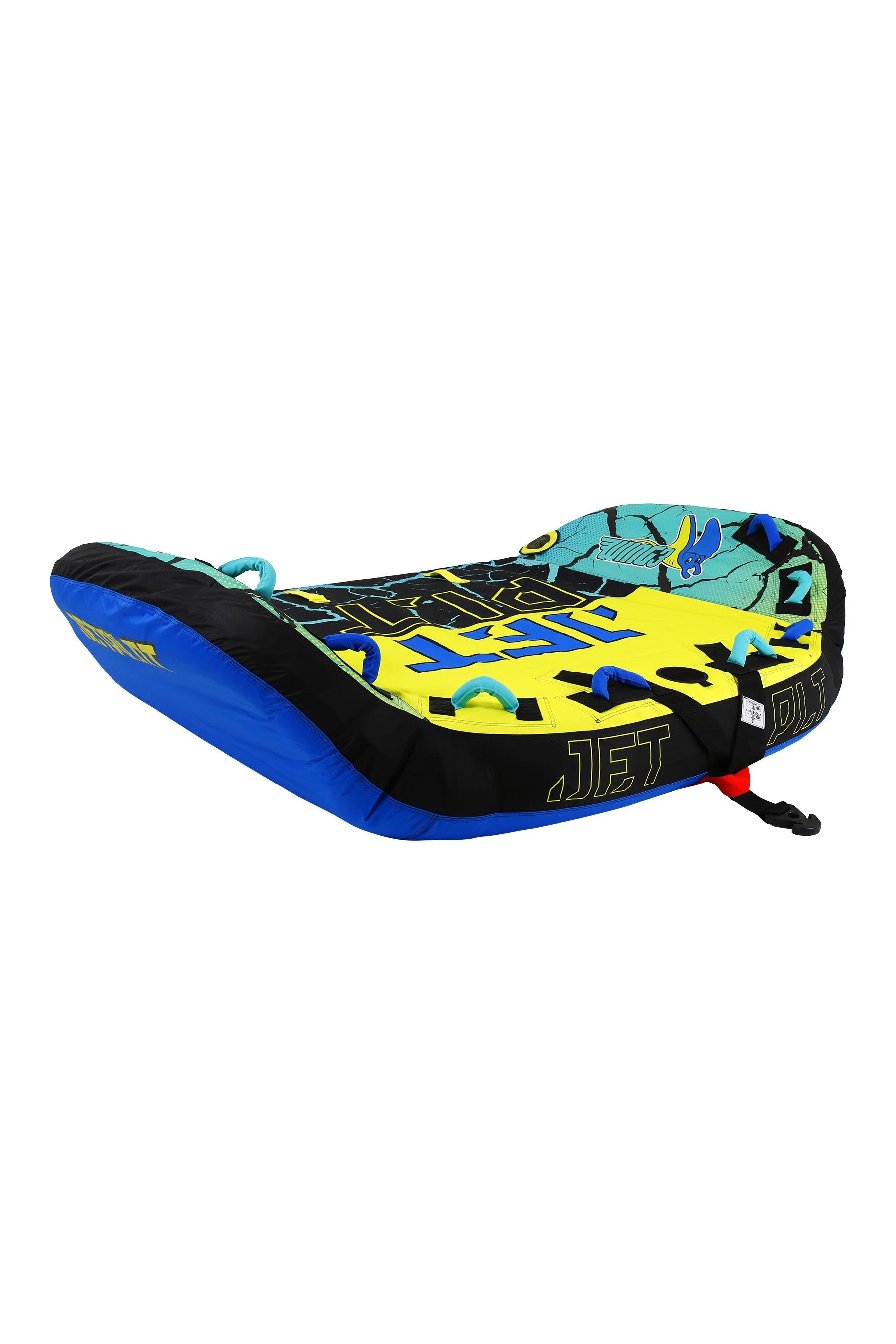 Jetpilot Wing 3 Person Towable Tube - Lime/Blue 5