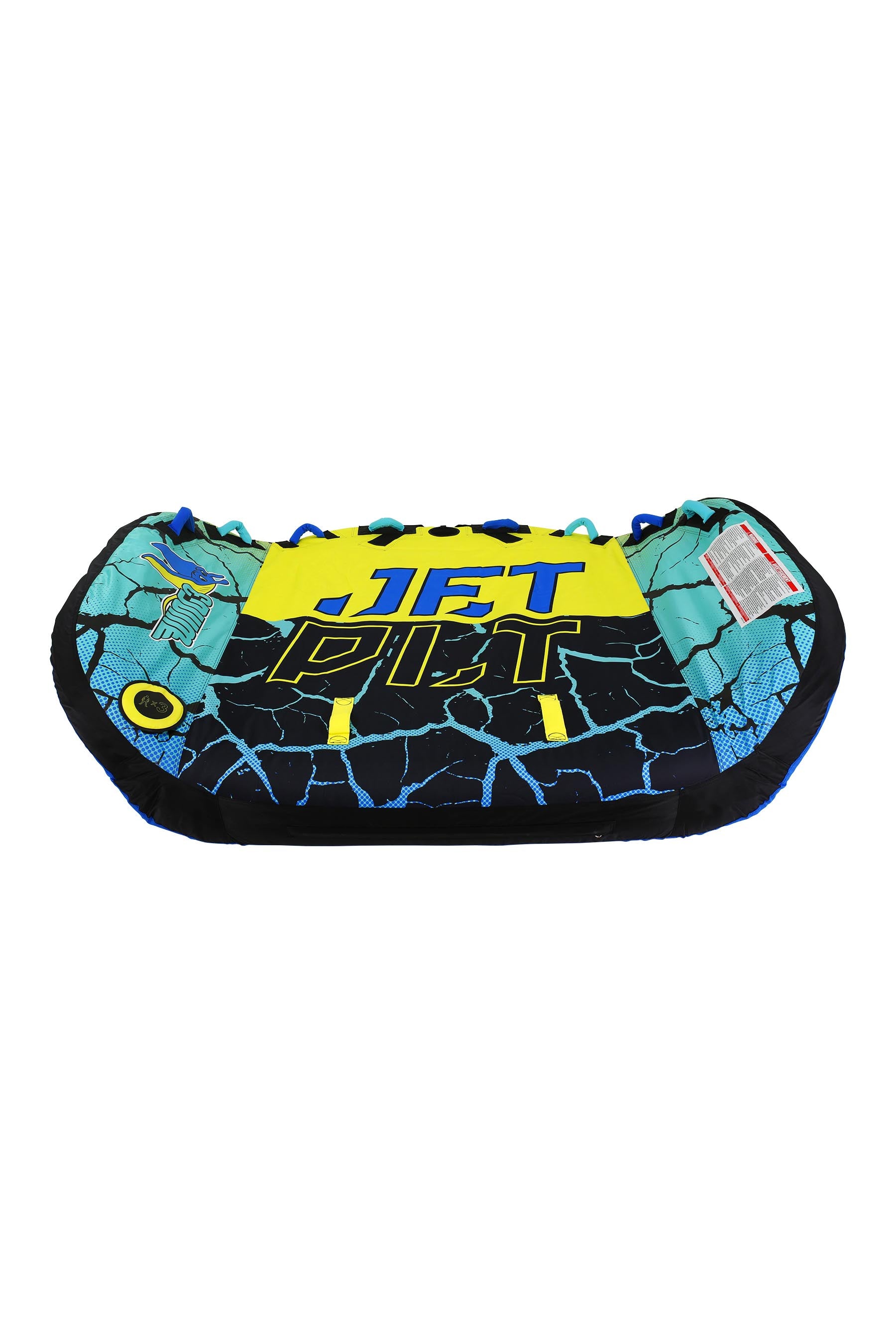 Jetpilot Wing 3 Person Towable Tube - Lime/Blue 2