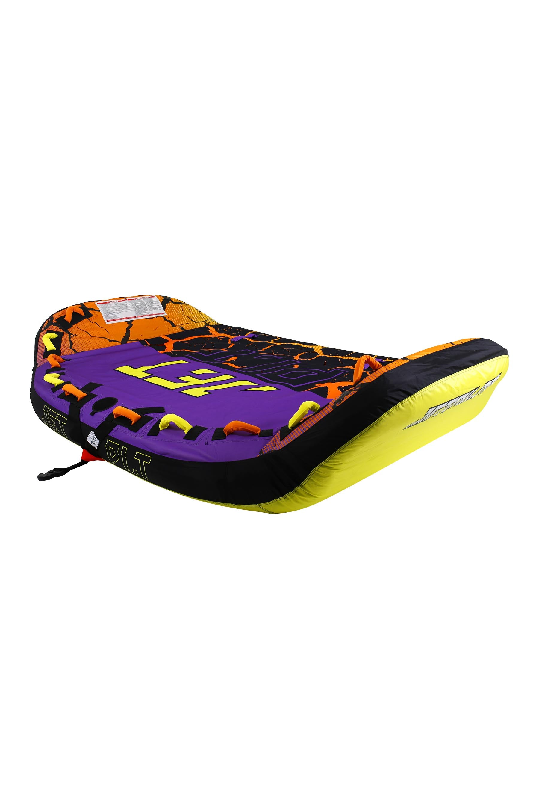 Jetpilot Wing 4 Person Towable Tube - Purple/Orange 3