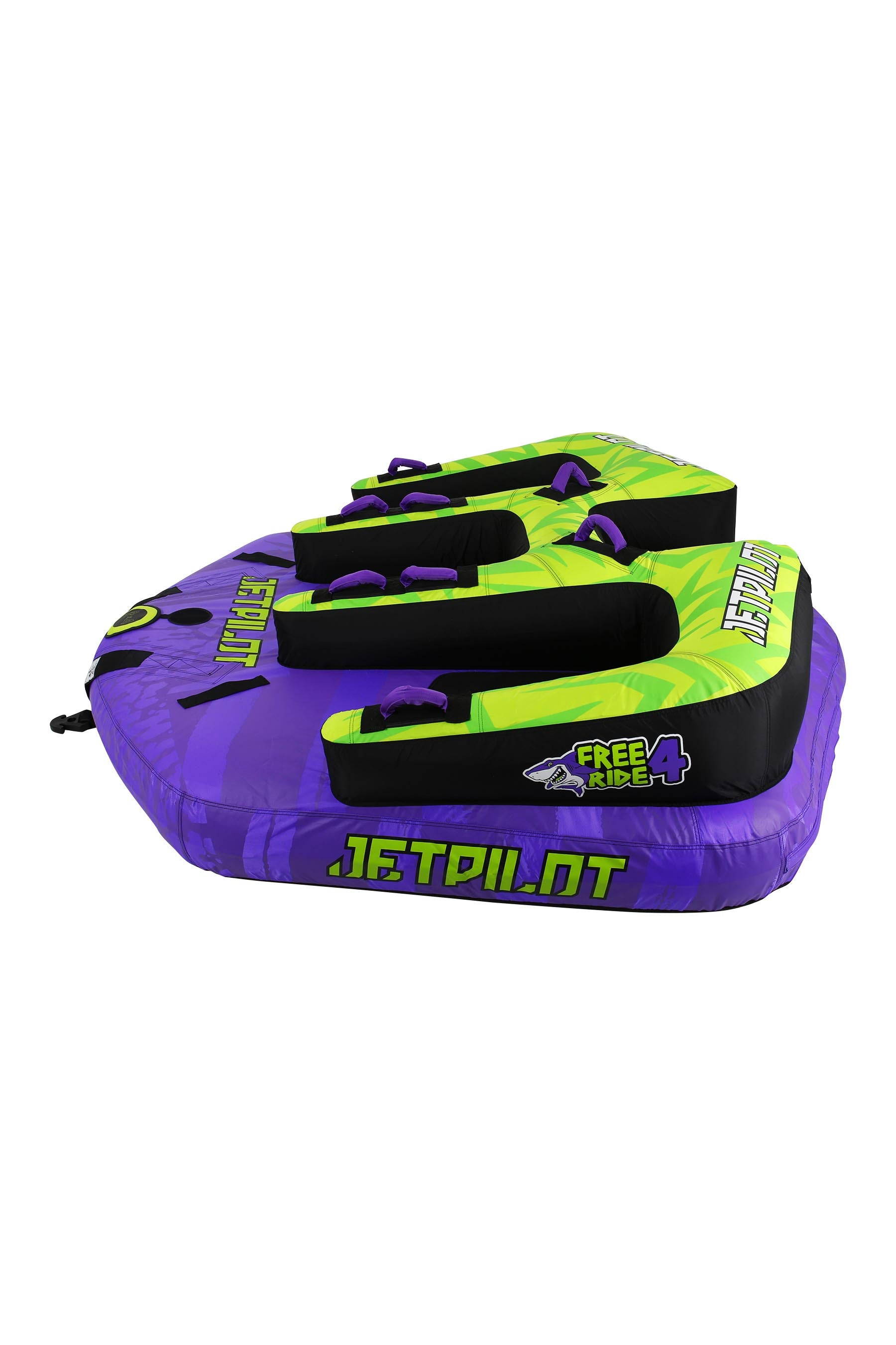 Jetpilot Freeride 4 Person Towable Tube - Purple/Green 3