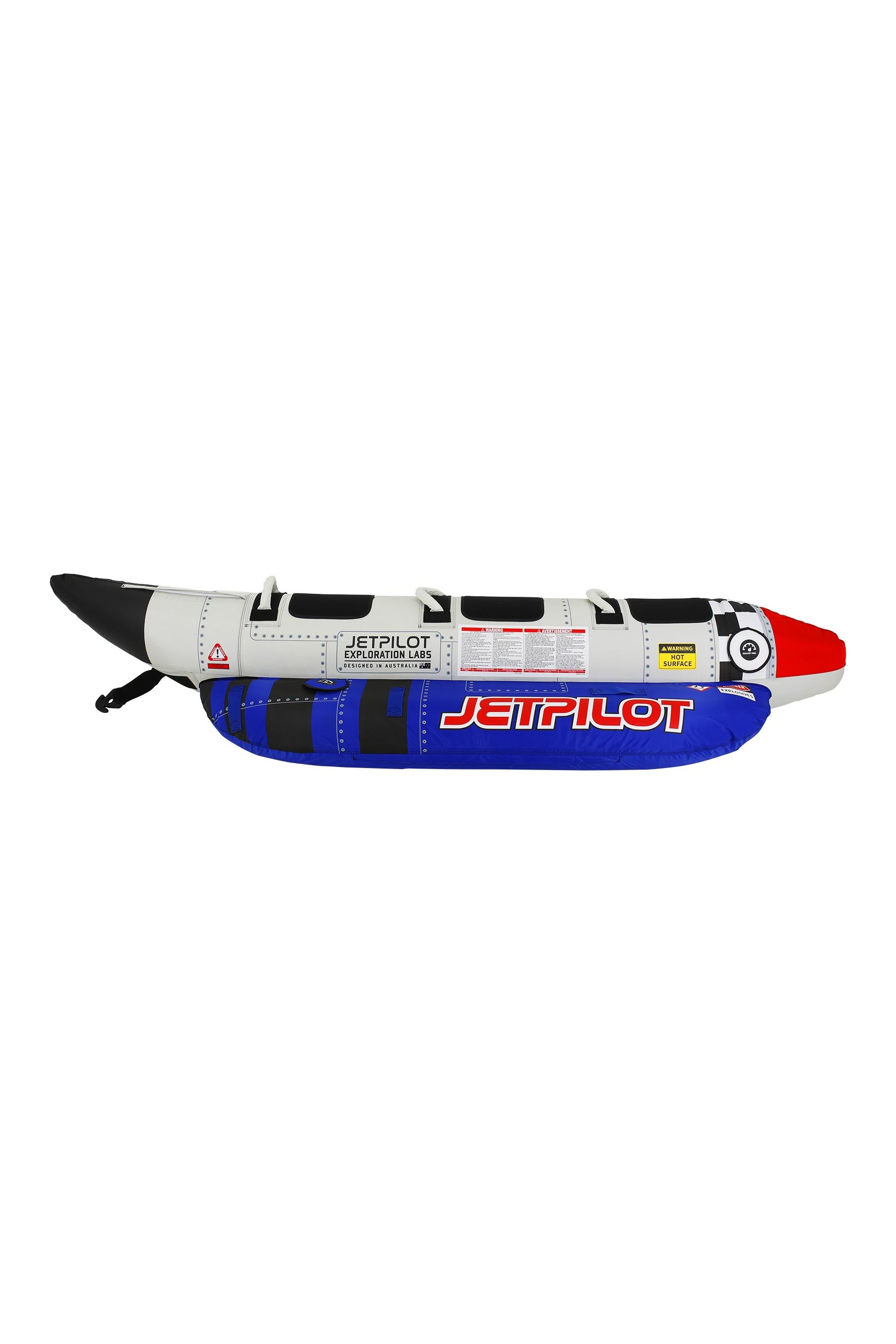 Jetpilot Blast Off 3 Person Towable Tube - Silver 2