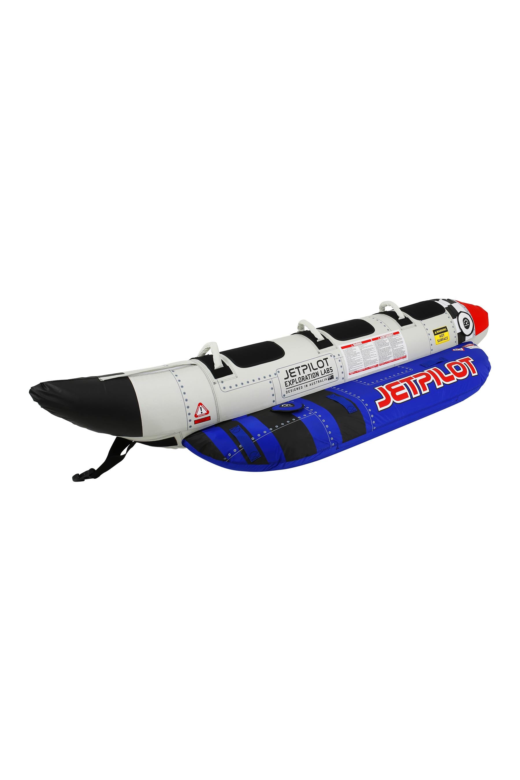 Jetpilot Blast Off 3 Person Towable Tube - Silver 4