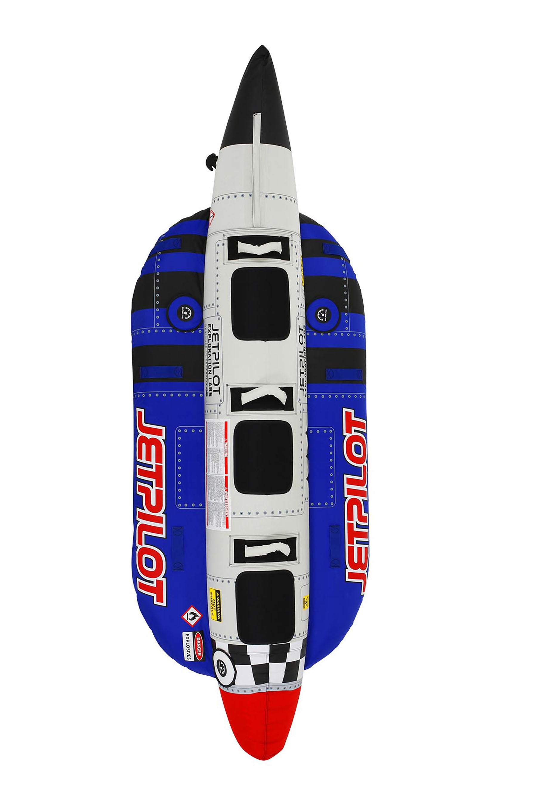 Jetpilot Blast Off 3 Person Towable Tube - Silver