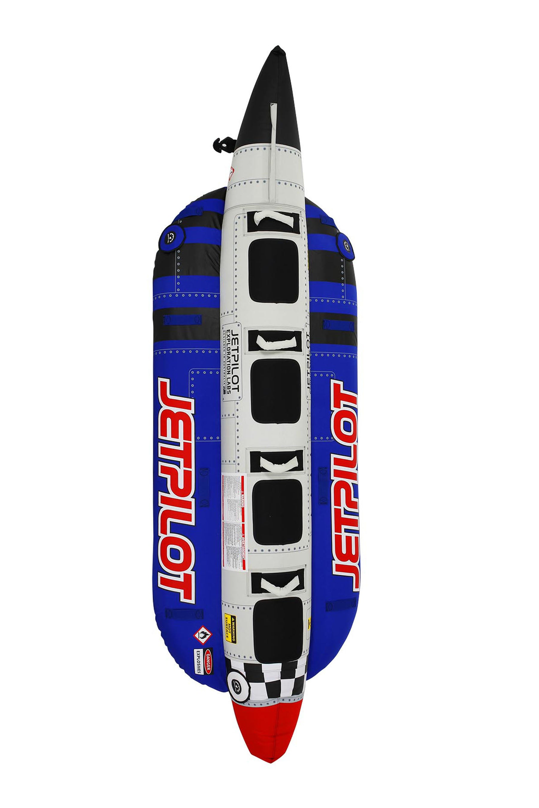 Jetpilot Blast Off 4 Person Towable Tube - Silver