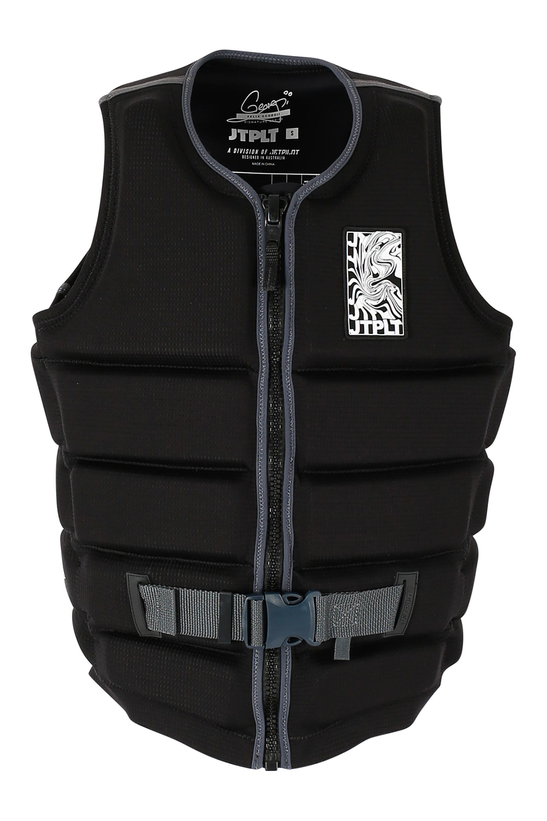 Jetpilot X1 Mens Life Jacket - Felix Georgii Signature Series - Black