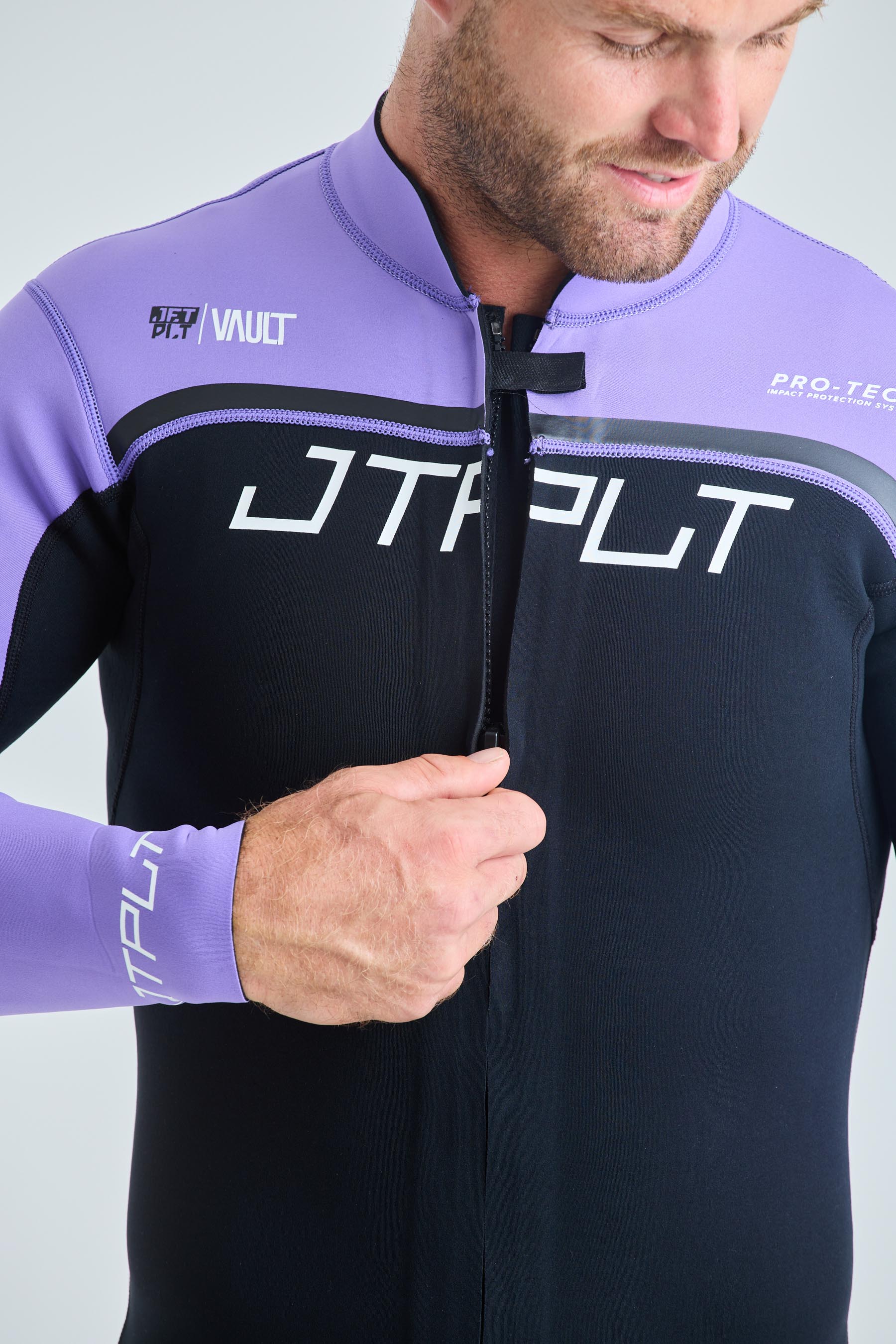 JA24156 Jetpilot Rx Vault Mens Race Jacket - Purple 4