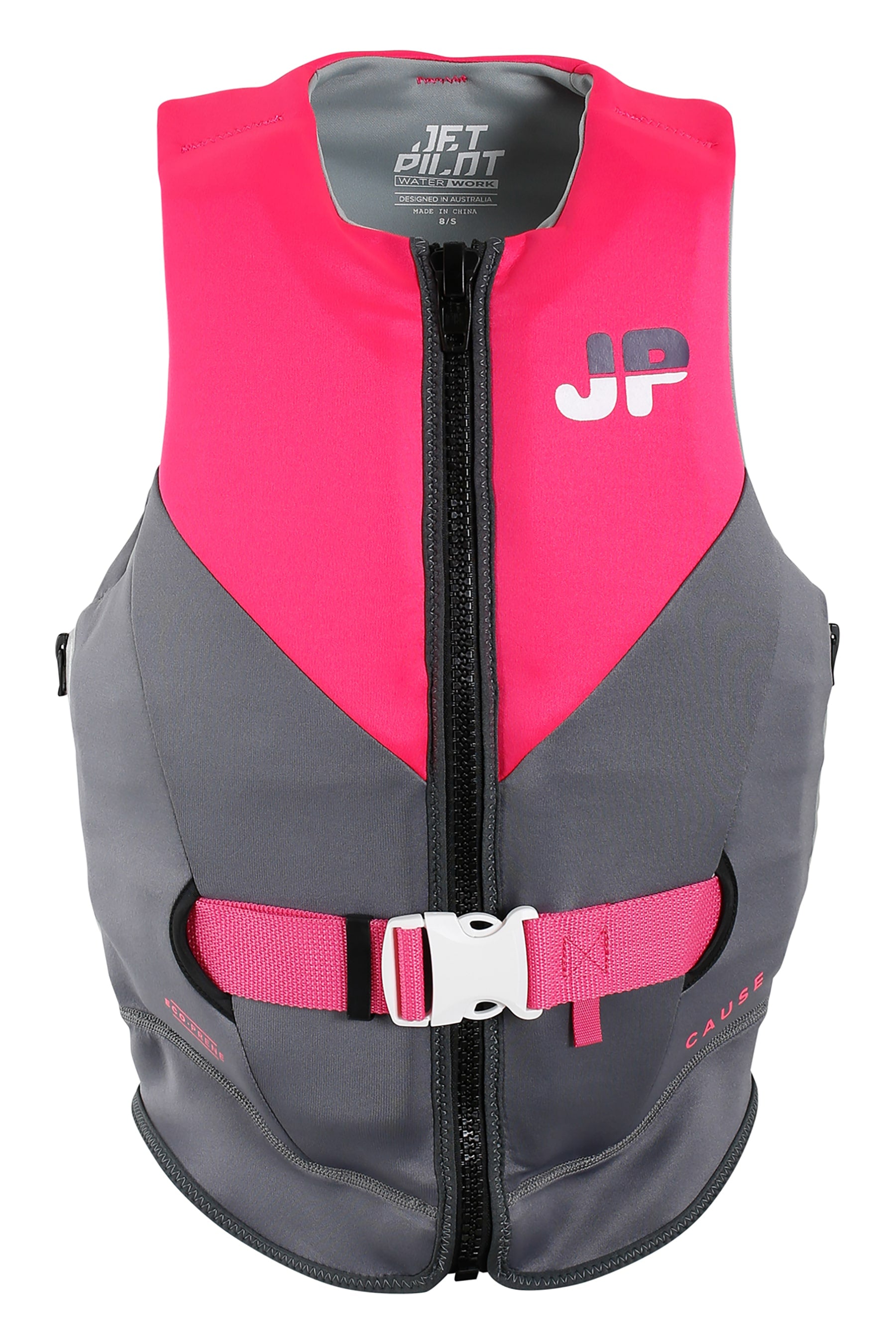 Jetpilot Cause Ladies Life Jacket - Pink/Charcoal