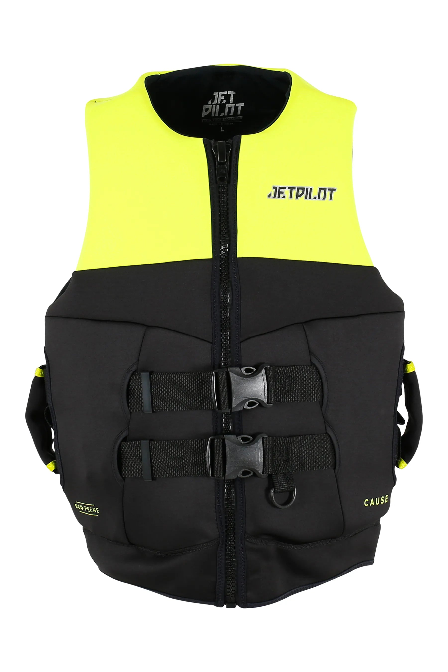 Jetpilot Cause Mens S-Grip Life Jacket - Yellow BF 1