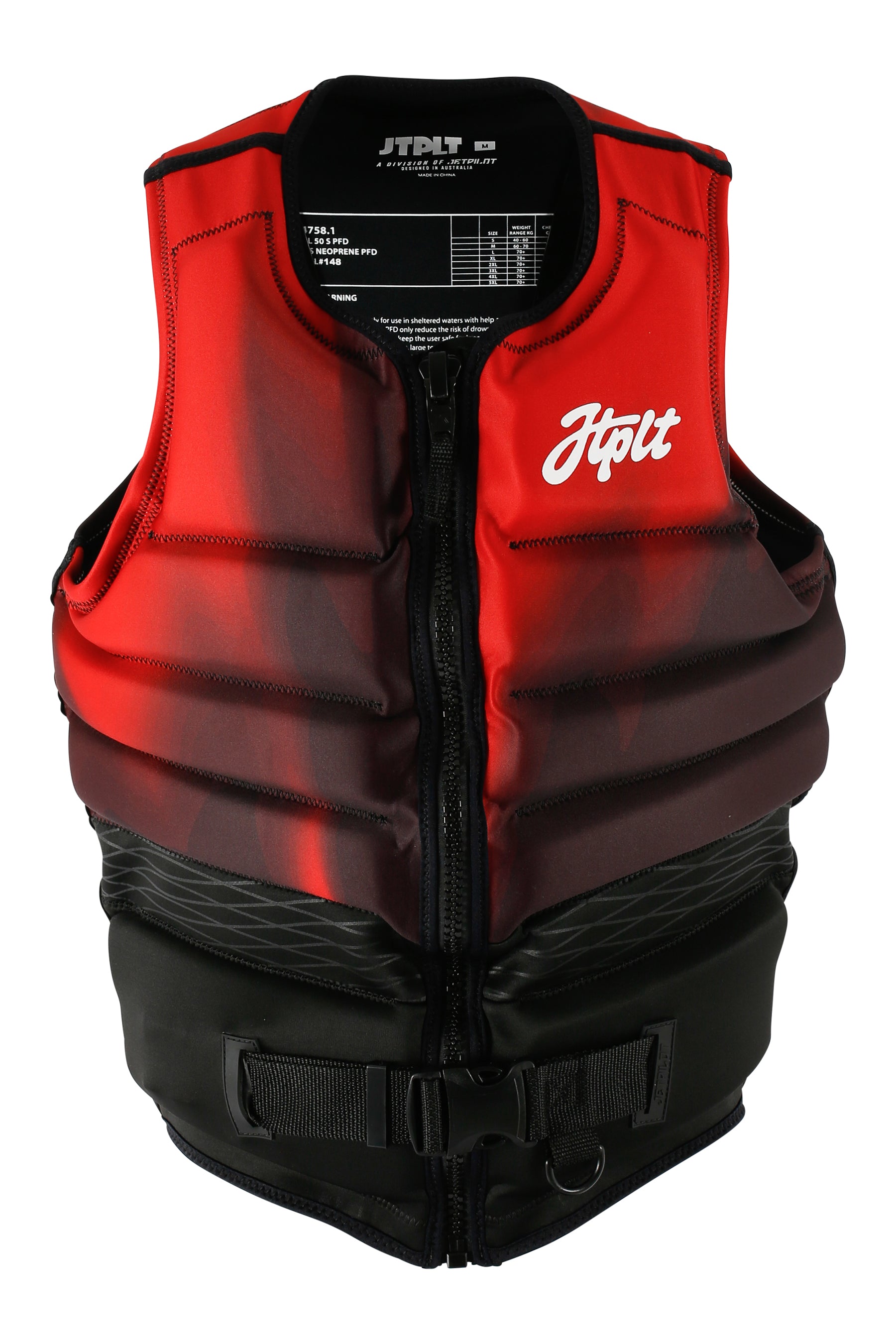 Jetpilot Phase Hyperflex Mens Life Jacket - Red