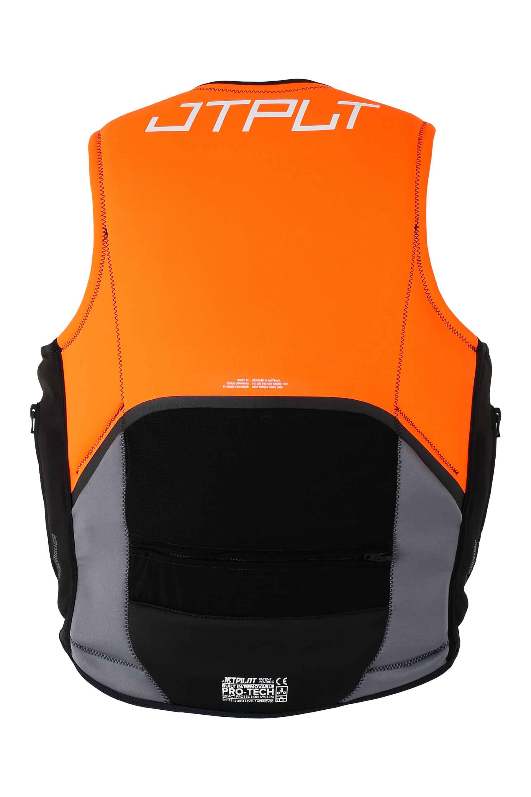 Jetpilot Rx Vault Protech Life Jacket - Char/Orange