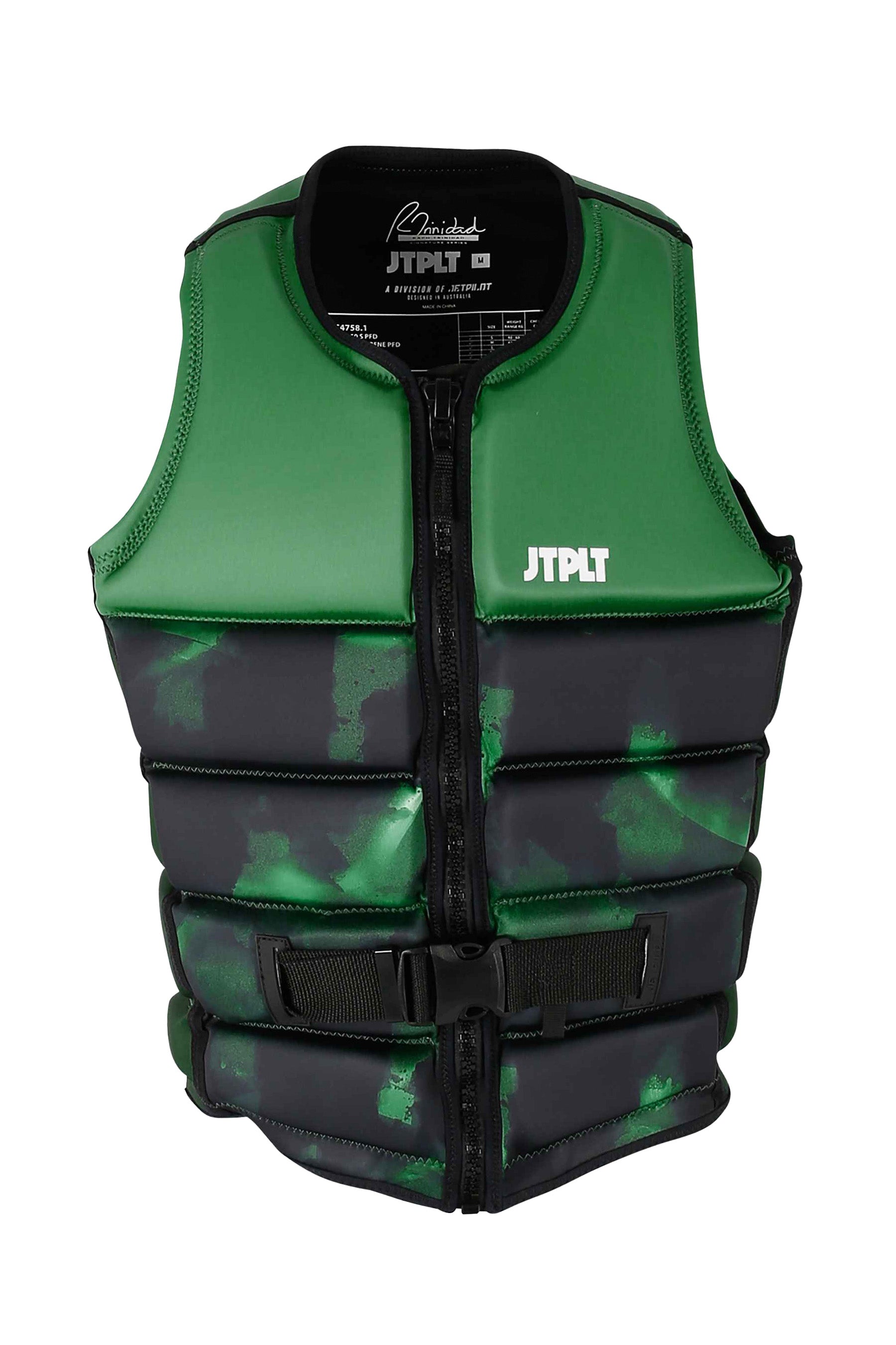 Jetpilot X1 Mens Life Jacket - Raph Trinidad Signature Series - Green