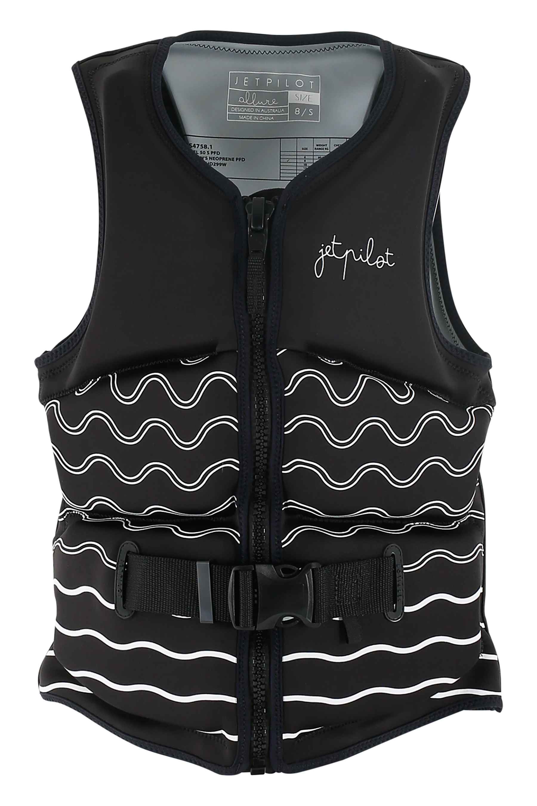 Jetpilot Allure Ladies Life Jacket - Black