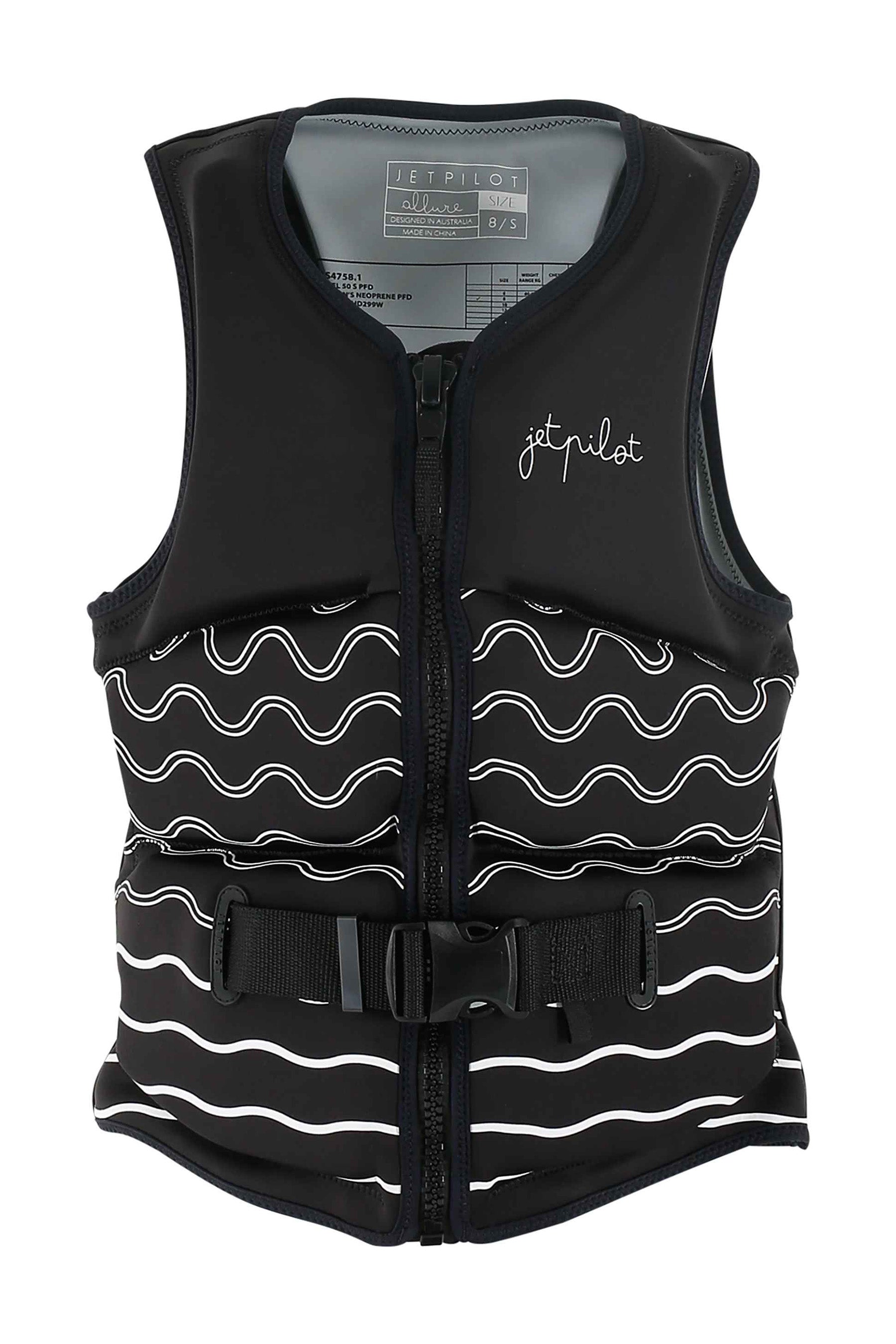 Jetpilot Allure Ladies Life Jacket - Black