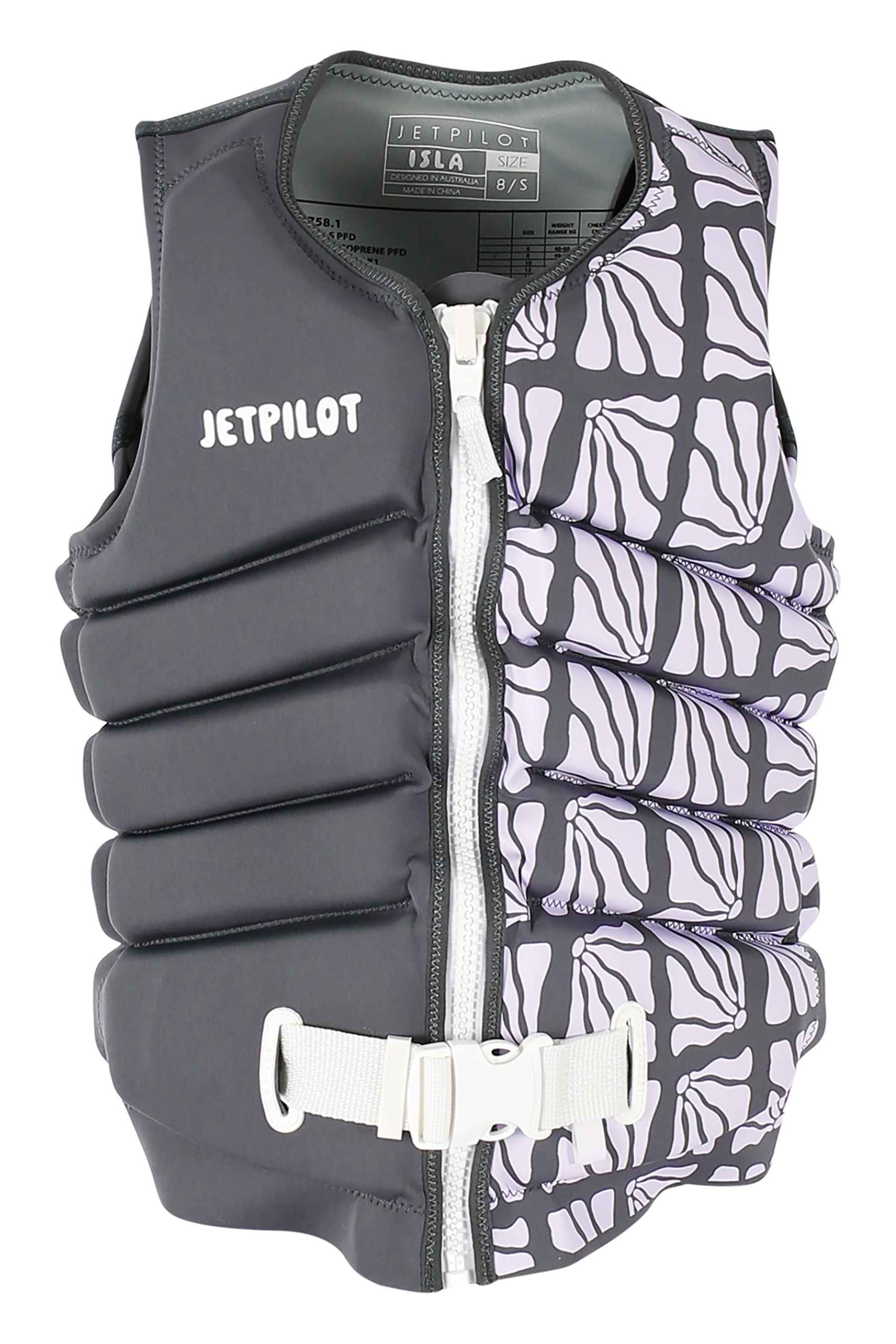 Jetpilot Isla Ladies Life Jacket - Charcoal