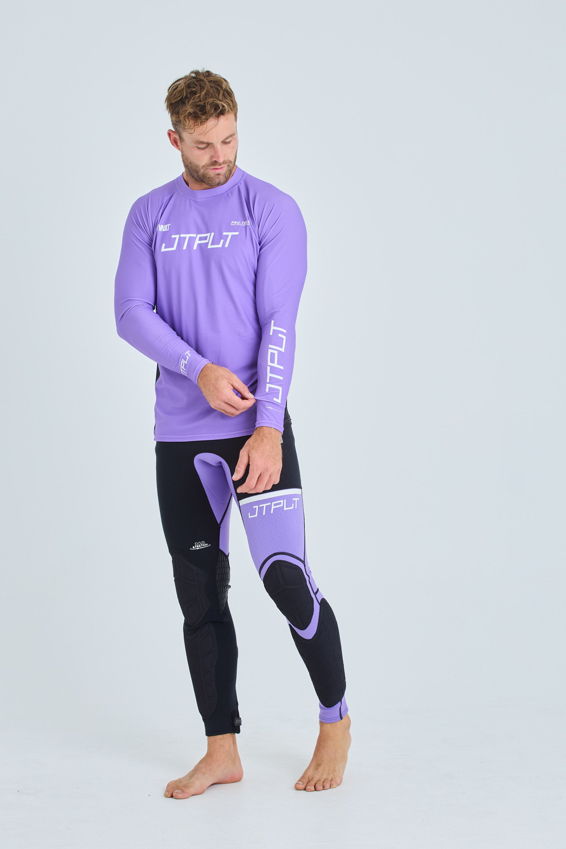 Jetpilot Rx Vault LS Mens Rashie - Purple 2