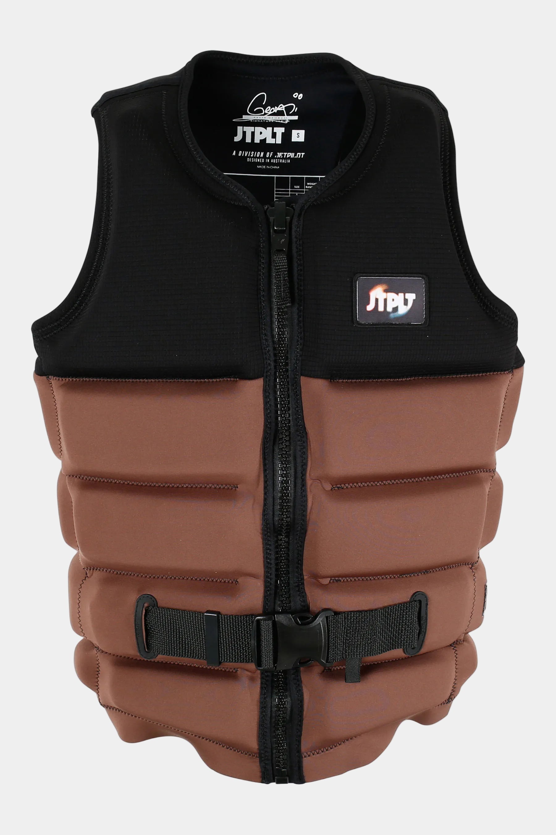Jetpilot X1 Life Jacket - Felix Georgii Signature Series - Black/Brown