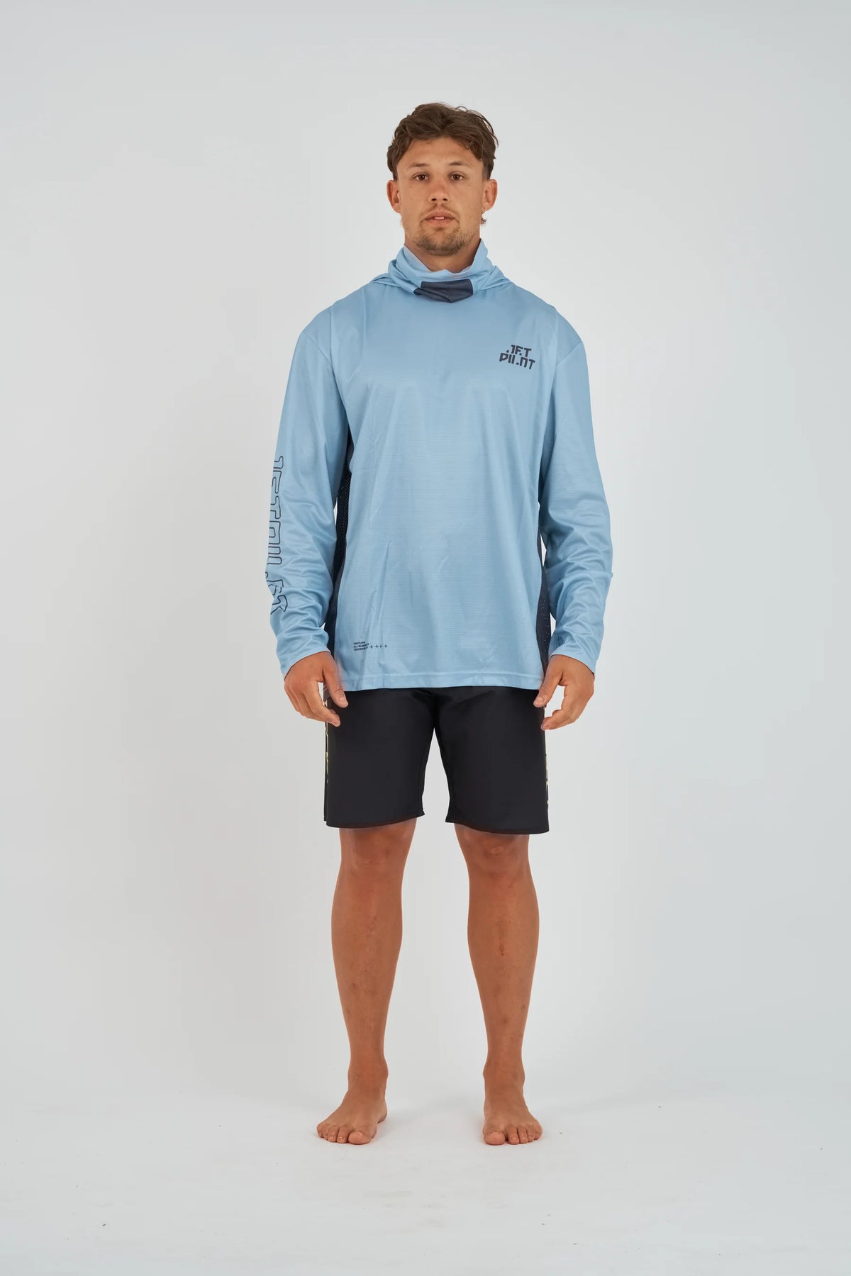 Jetpilot Venture Gaiter Pullover - Steel Blue