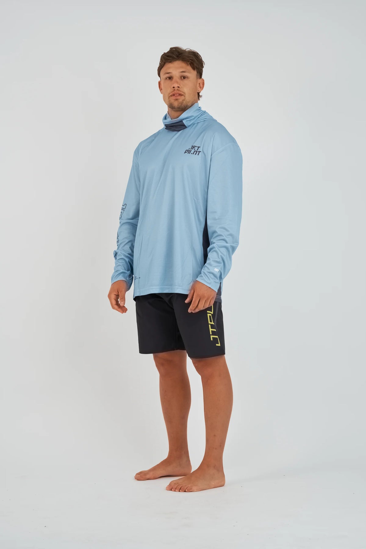 Jetpilot Venture Gaiter Pullover - Steel Blue