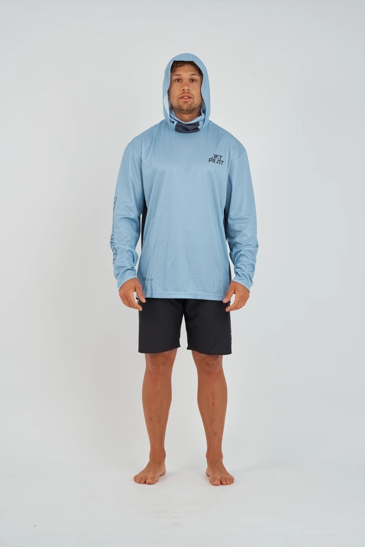 Jetpilot Venture Gaiter Pullover - Steel Blue