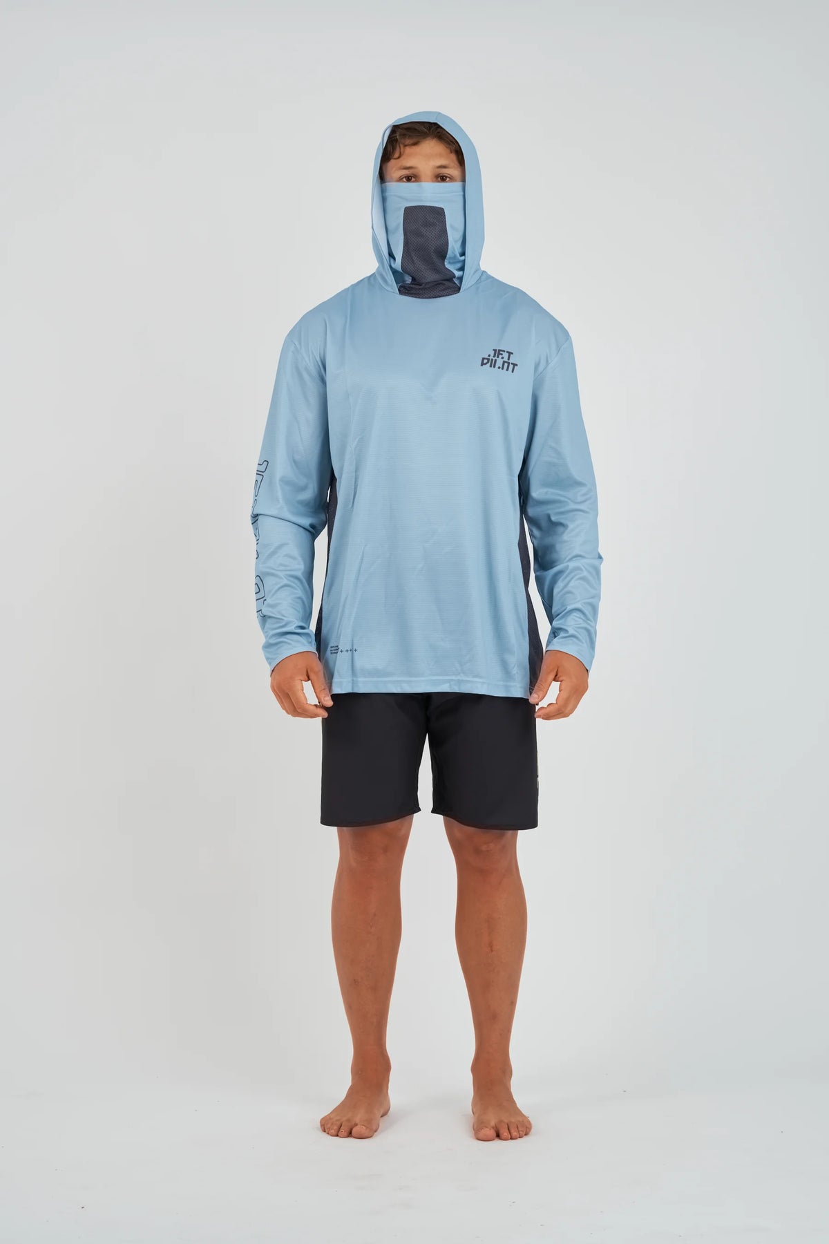 Jetpilot Venture Gaiter Pullover - Steel Blue