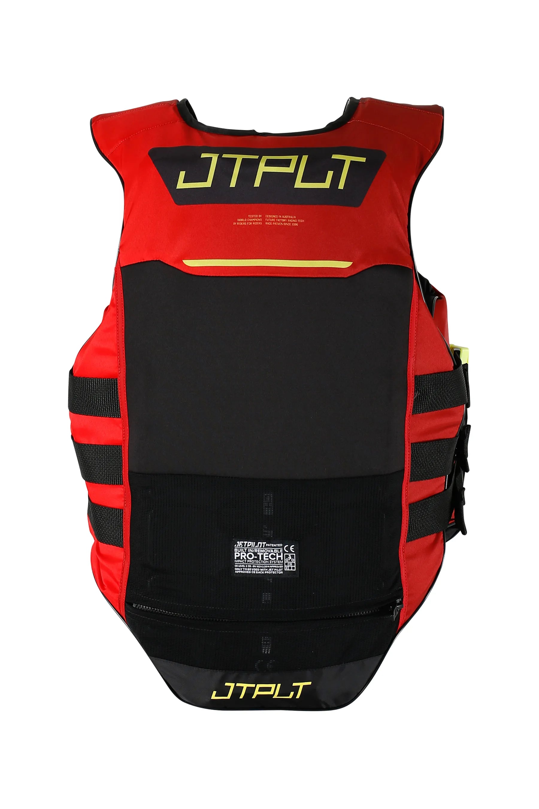 Jetpilot Vault Pro-Tech Side Entry Life Jacket - Red